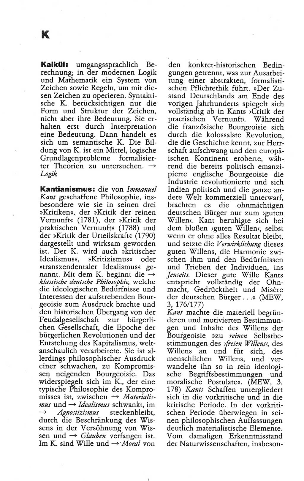 Wörterbuch der marxistisch-leninistischen Philosophie [Deutsche Demokratische Republik (DDR)] 1986, Seite 266 (Wb. ML Phil. DDR 1986, S. 266)