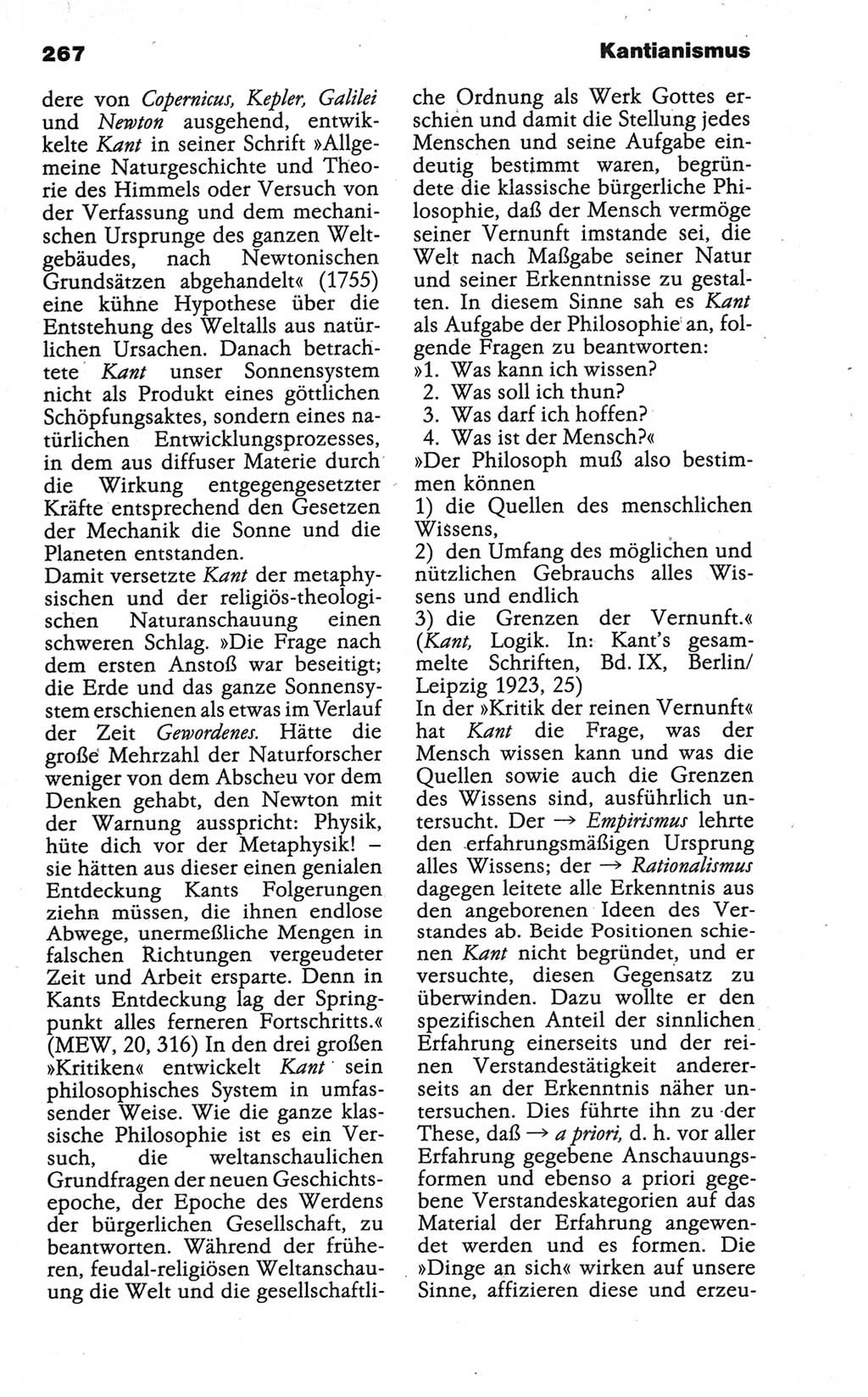 Wörterbuch der marxistisch-leninistischen Philosophie [Deutsche Demokratische Republik (DDR)] 1986, Seite 267 (Wb. ML Phil. DDR 1986, S. 267)