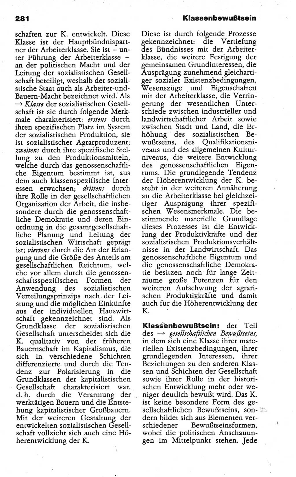 Wörterbuch der marxistisch-leninistischen Philosophie [Deutsche Demokratische Republik (DDR)] 1986, Seite 281 (Wb. ML Phil. DDR 1986, S. 281)