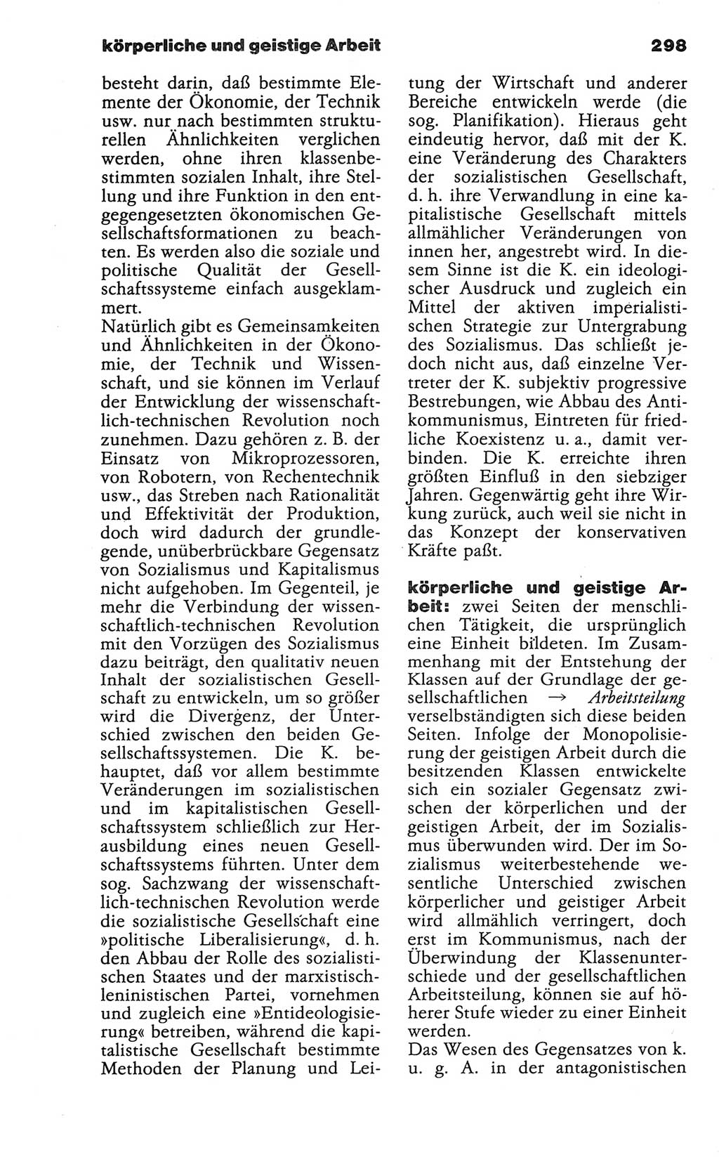 Wörterbuch der marxistisch-leninistischen Philosophie [Deutsche Demokratische Republik (DDR)] 1986, Seite 298 (Wb. ML Phil. DDR 1986, S. 298)