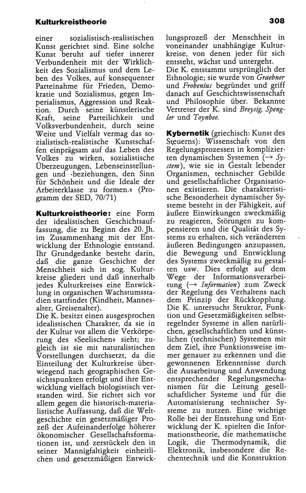 Wörterbuch der marxistisch-leninistischen Philosophie [Deutsche Demokratische Republik (DDR)] 1986, Seite 308 (Wb. ML Phil. DDR 1986, S. 308)
