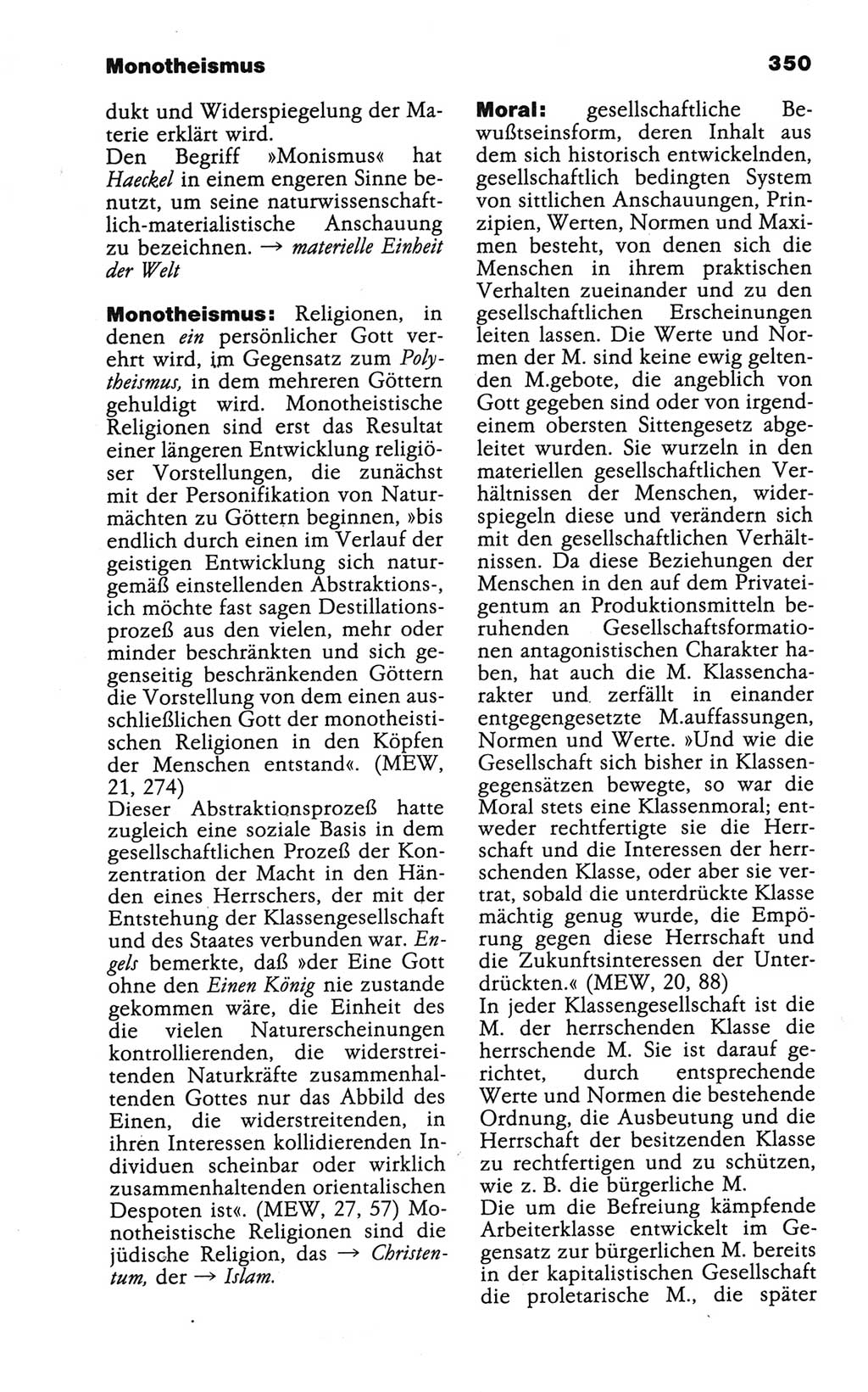 Wörterbuch der marxistisch-leninistischen Philosophie [Deutsche Demokratische Republik (DDR)] 1986, Seite 350 (Wb. ML Phil. DDR 1986, S. 350)