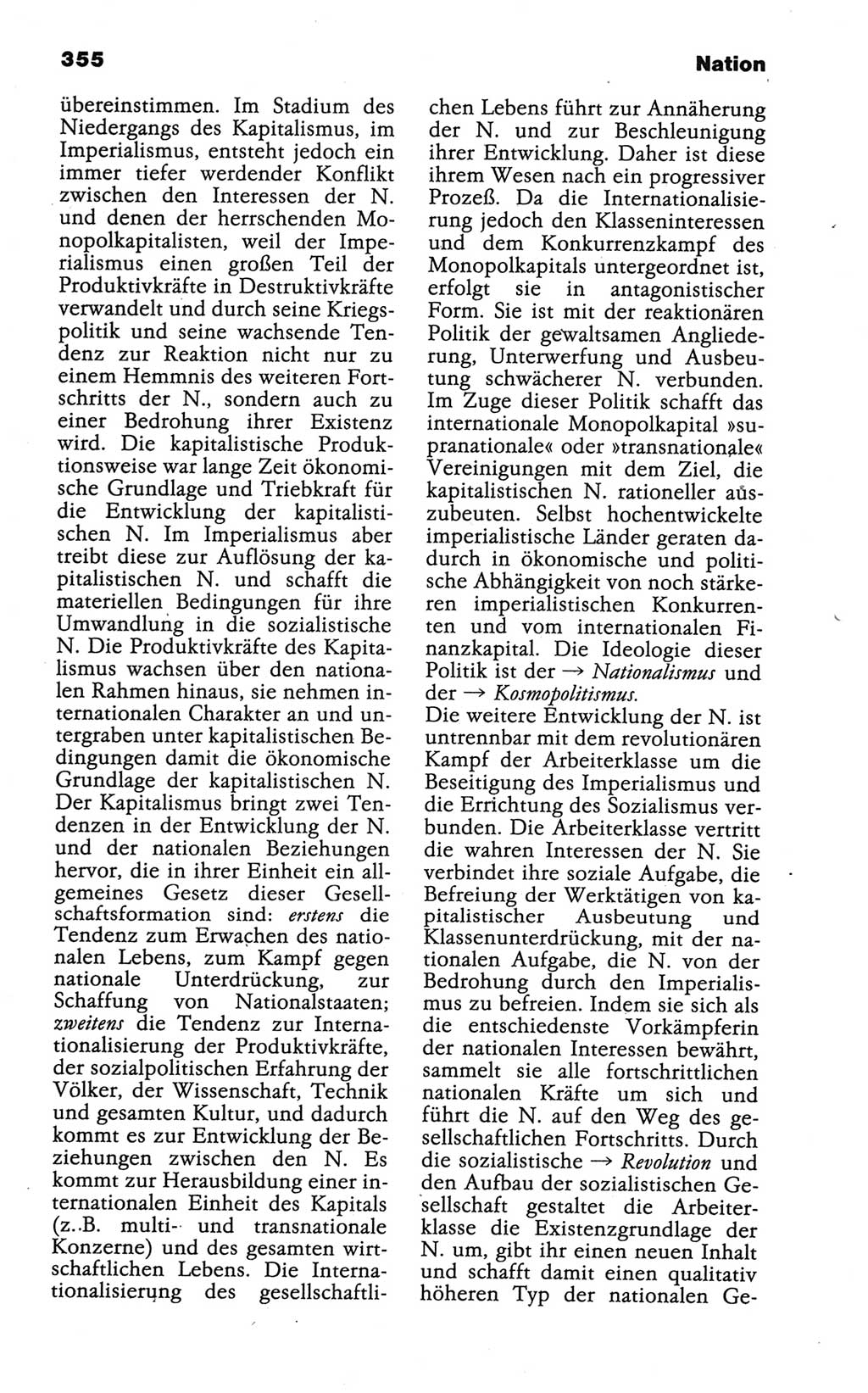 Wörterbuch der marxistisch-leninistischen Philosophie [Deutsche Demokratische Republik (DDR)] 1986, Seite 355 (Wb. ML Phil. DDR 1986, S. 355)