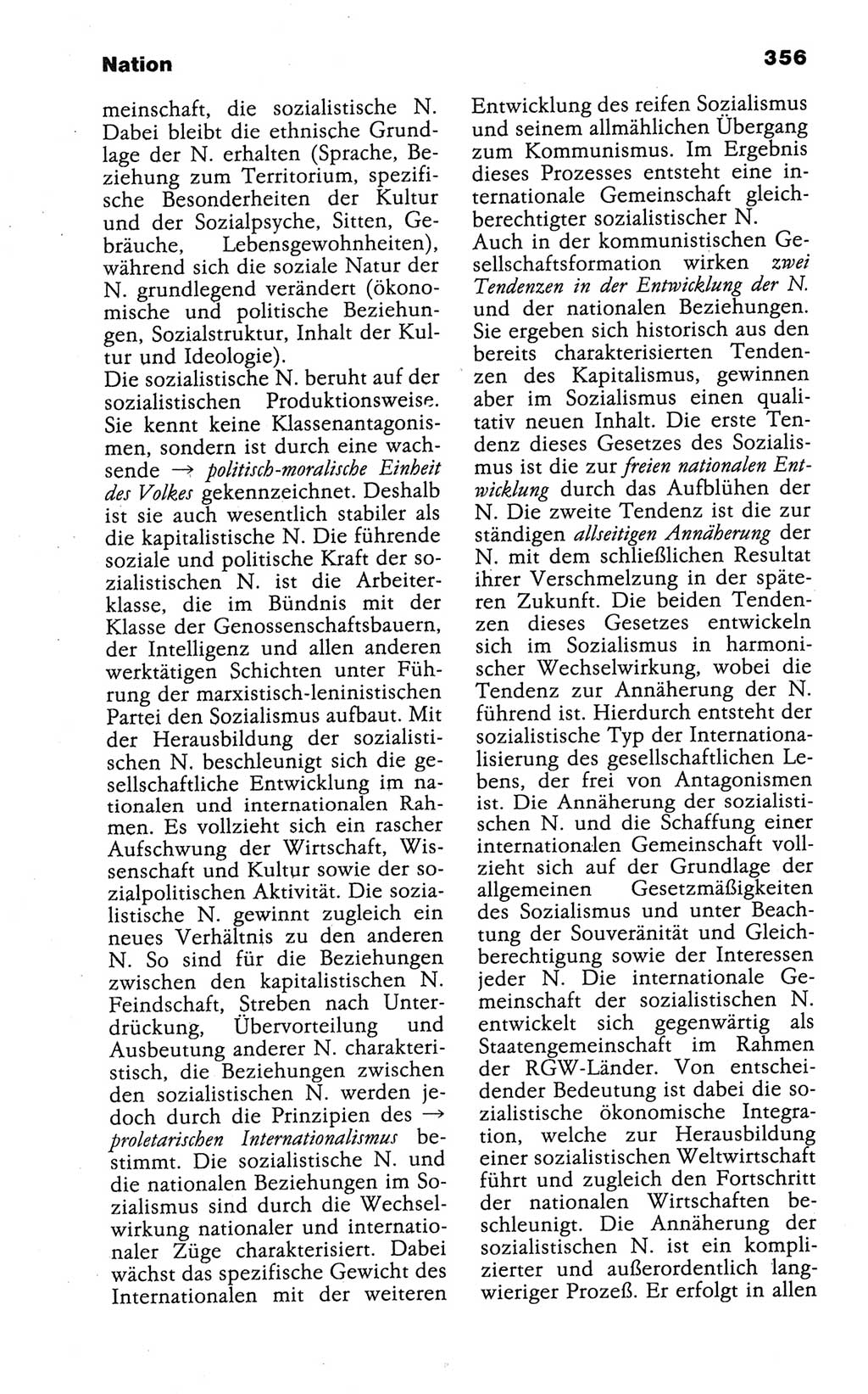 Wörterbuch der marxistisch-leninistischen Philosophie [Deutsche Demokratische Republik (DDR)] 1986, Seite 356 (Wb. ML Phil. DDR 1986, S. 356)