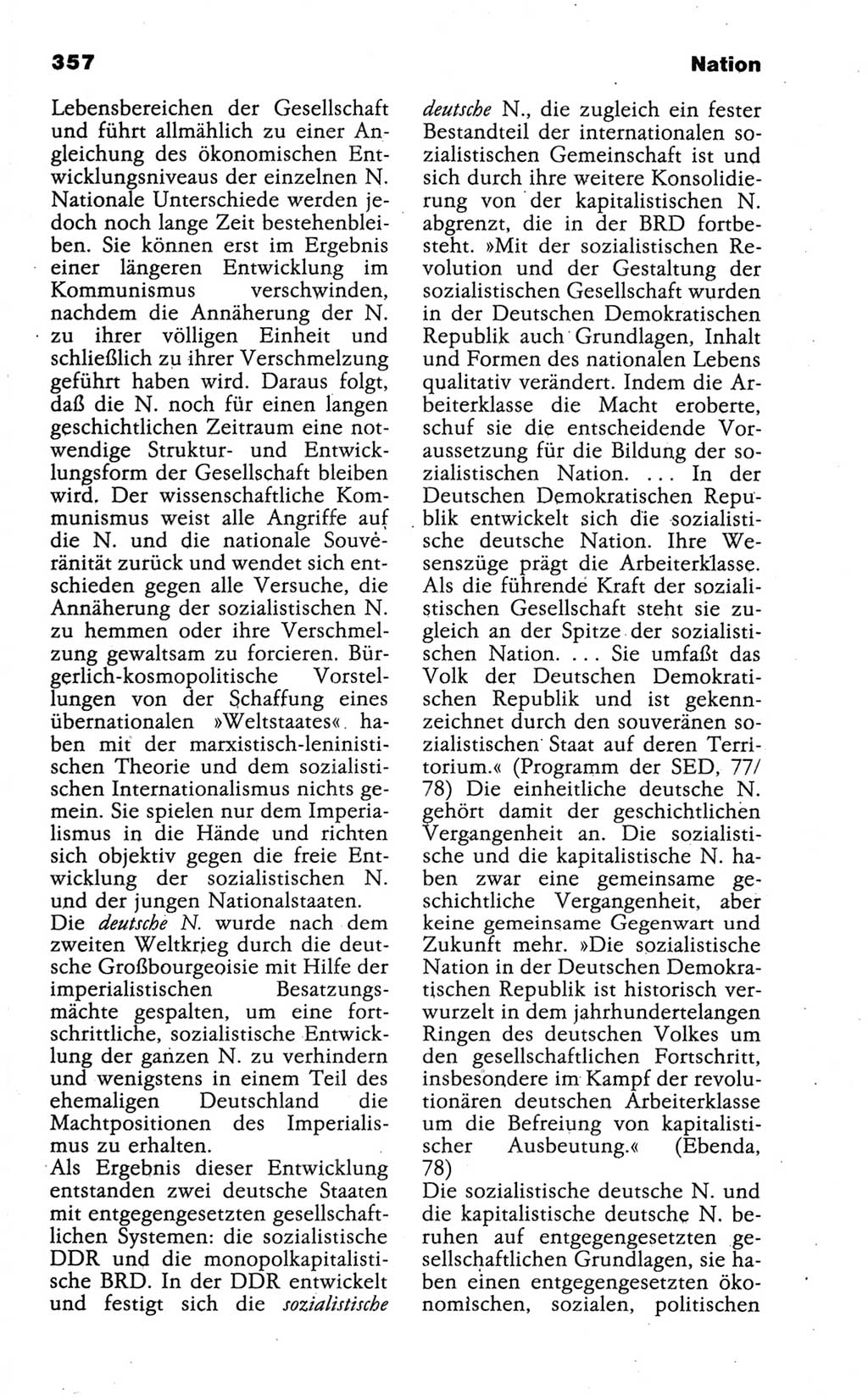 Wörterbuch der marxistisch-leninistischen Philosophie [Deutsche Demokratische Republik (DDR)] 1986, Seite 357 (Wb. ML Phil. DDR 1986, S. 357)