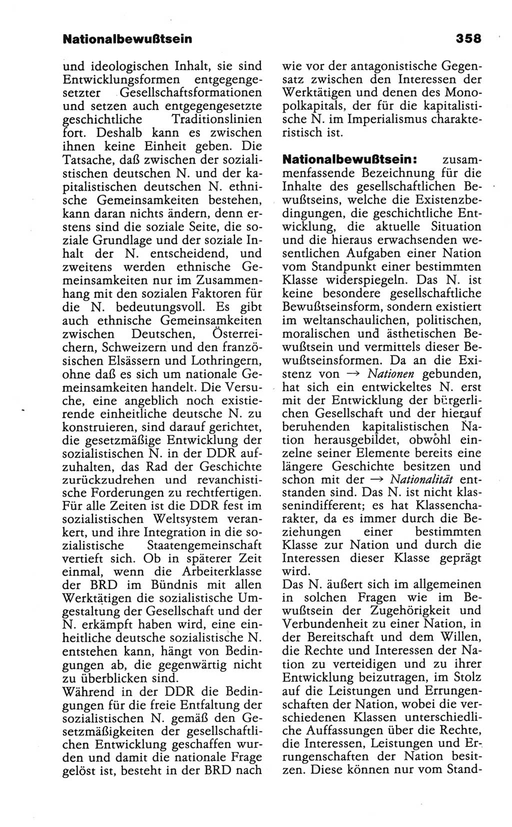 Wörterbuch der marxistisch-leninistischen Philosophie [Deutsche Demokratische Republik (DDR)] 1986, Seite 358 (Wb. ML Phil. DDR 1986, S. 358)