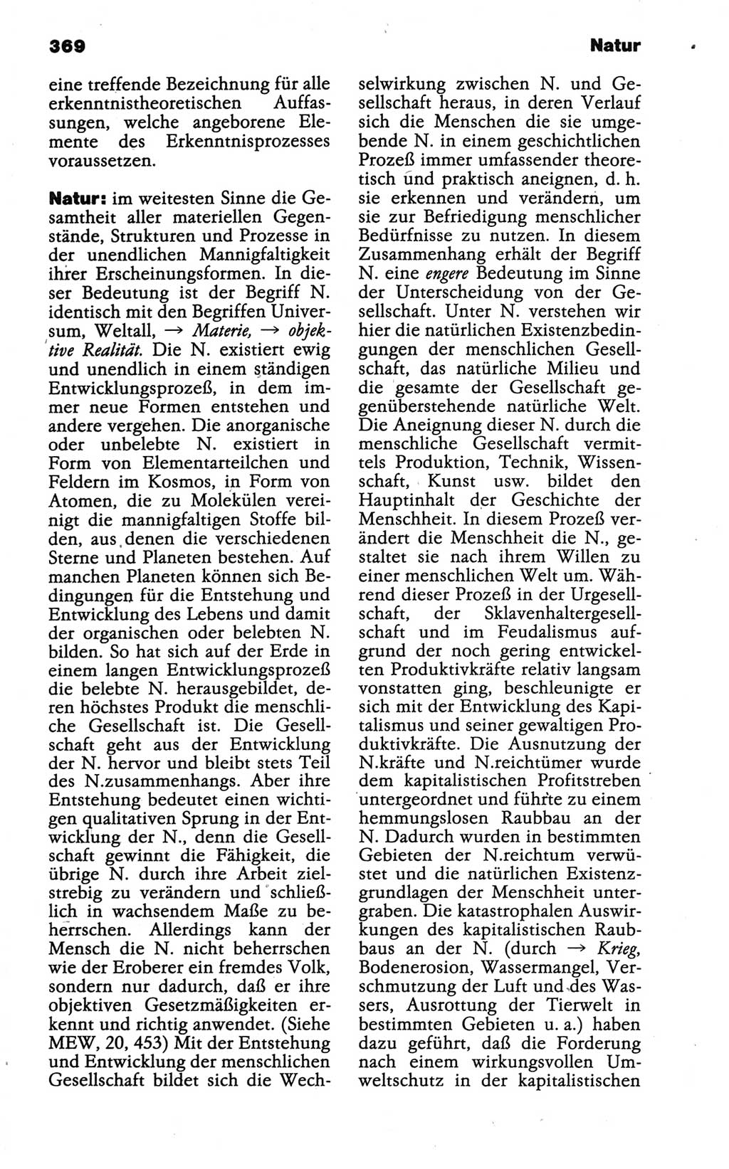 Wörterbuch der marxistisch-leninistischen Philosophie [Deutsche Demokratische Republik (DDR)] 1986, Seite 369 (Wb. ML Phil. DDR 1986, S. 369)