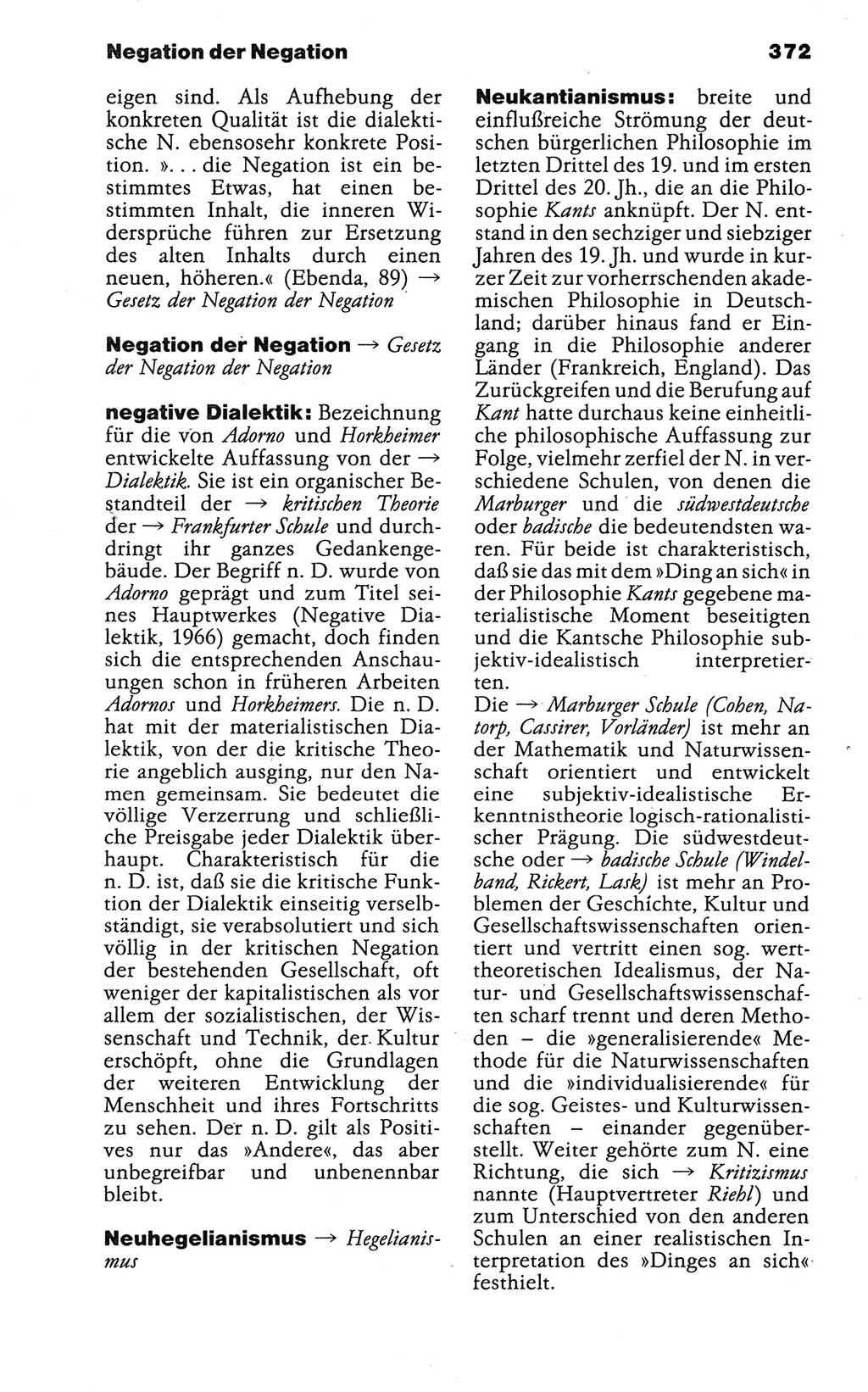 Wörterbuch der marxistisch-leninistischen Philosophie [Deutsche Demokratische Republik (DDR)] 1986, Seite 372 (Wb. ML Phil. DDR 1986, S. 372)