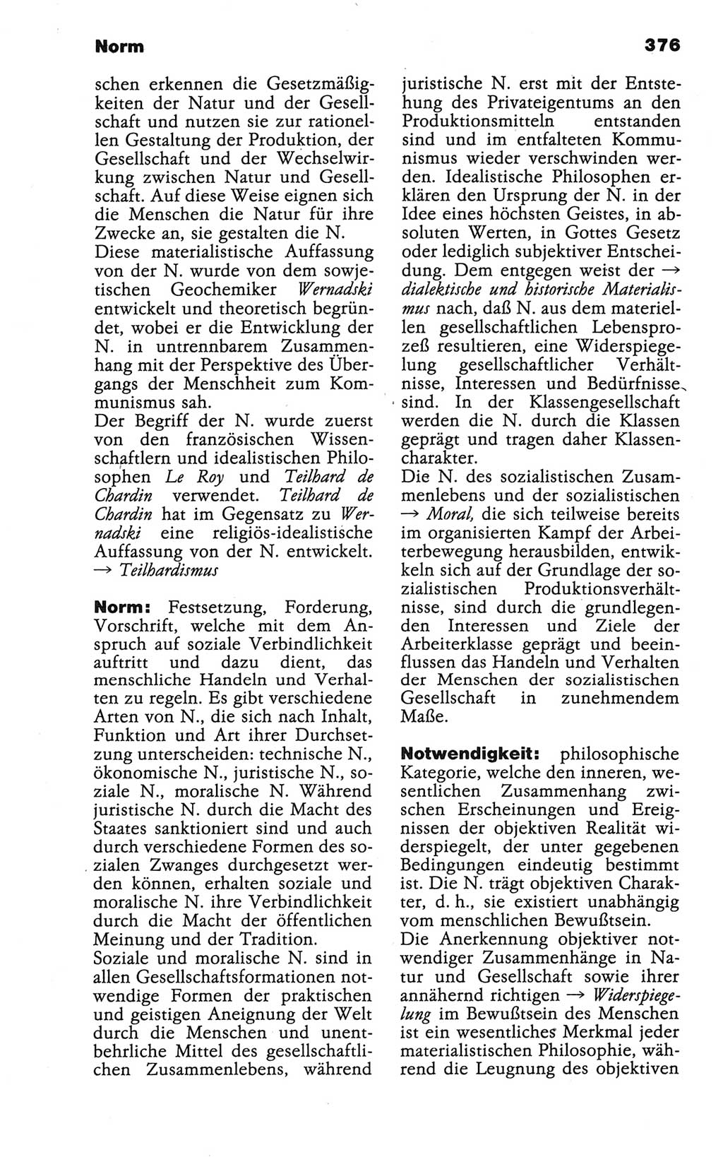 Wörterbuch der marxistisch-leninistischen Philosophie [Deutsche Demokratische Republik (DDR)] 1986, Seite 376 (Wb. ML Phil. DDR 1986, S. 376)