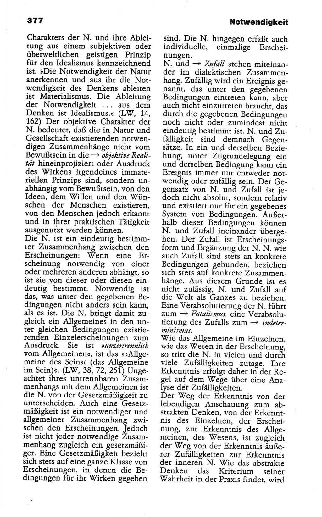 Wörterbuch der marxistisch-leninistischen Philosophie [Deutsche Demokratische Republik (DDR)] 1986, Seite 377 (Wb. ML Phil. DDR 1986, S. 377)