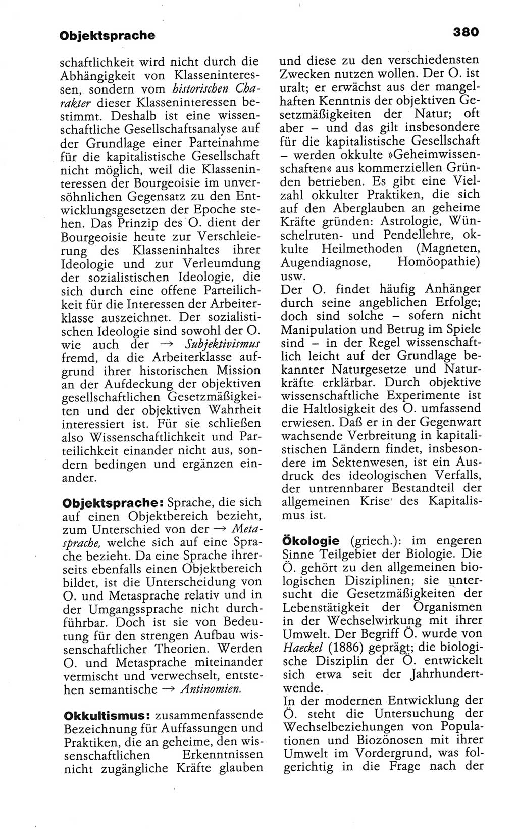 Wörterbuch der marxistisch-leninistischen Philosophie [Deutsche Demokratische Republik (DDR)] 1986, Seite 380 (Wb. ML Phil. DDR 1986, S. 380)