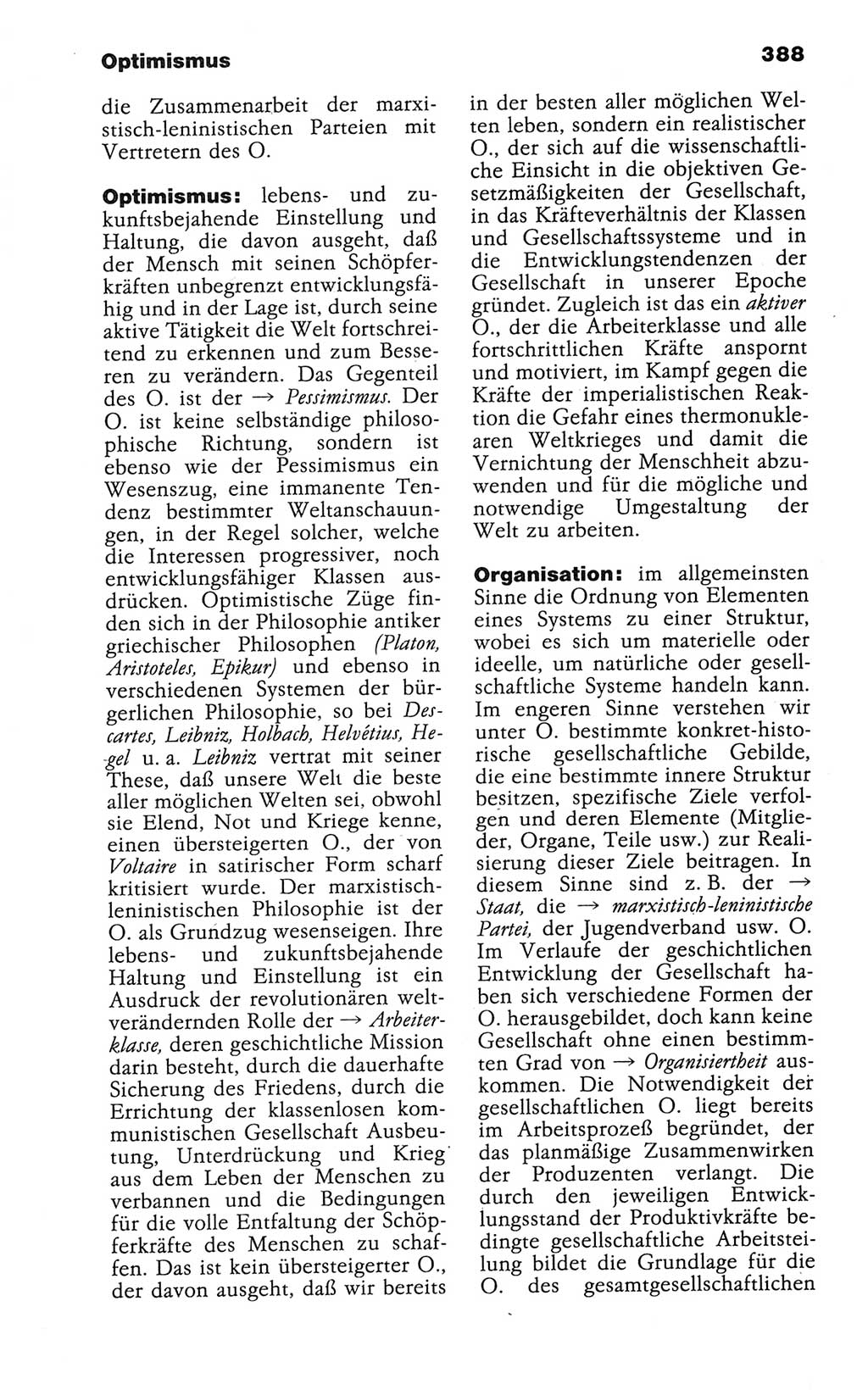 Wörterbuch der marxistisch-leninistischen Philosophie [Deutsche Demokratische Republik (DDR)] 1986, Seite 388 (Wb. ML Phil. DDR 1986, S. 388)