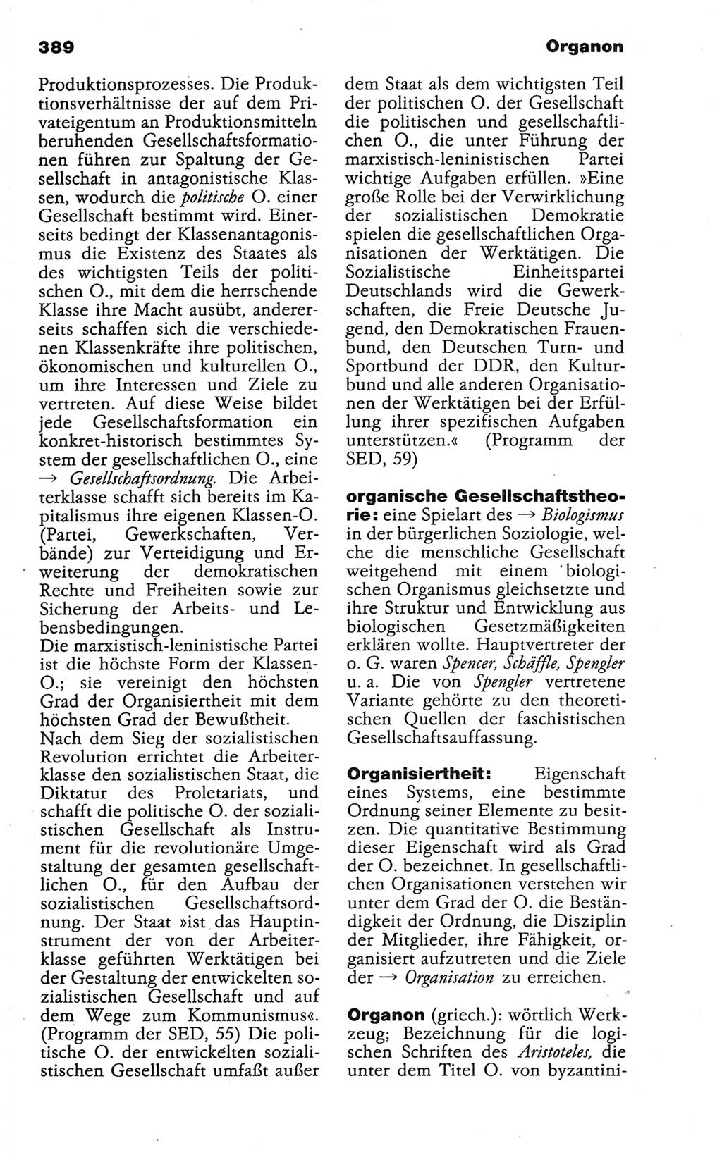 Wörterbuch der marxistisch-leninistischen Philosophie [Deutsche Demokratische Republik (DDR)] 1986, Seite 389 (Wb. ML Phil. DDR 1986, S. 389)
