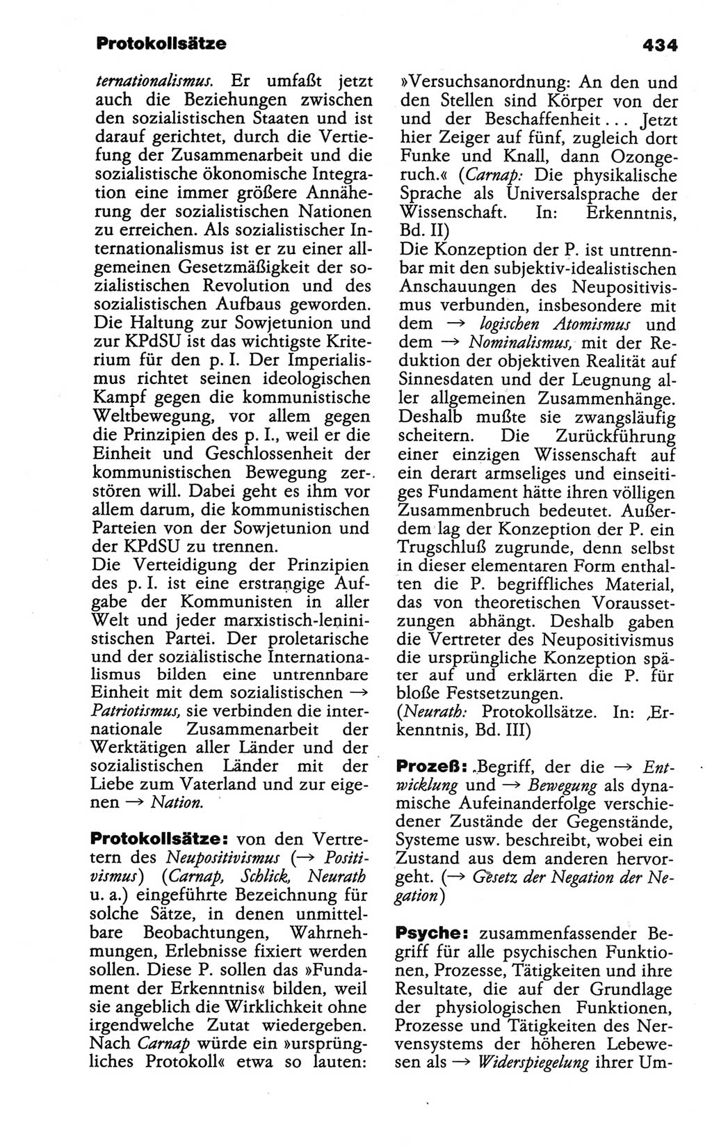 Wörterbuch der marxistisch-leninistischen Philosophie [Deutsche Demokratische Republik (DDR)] 1986, Seite 434 (Wb. ML Phil. DDR 1986, S. 434)