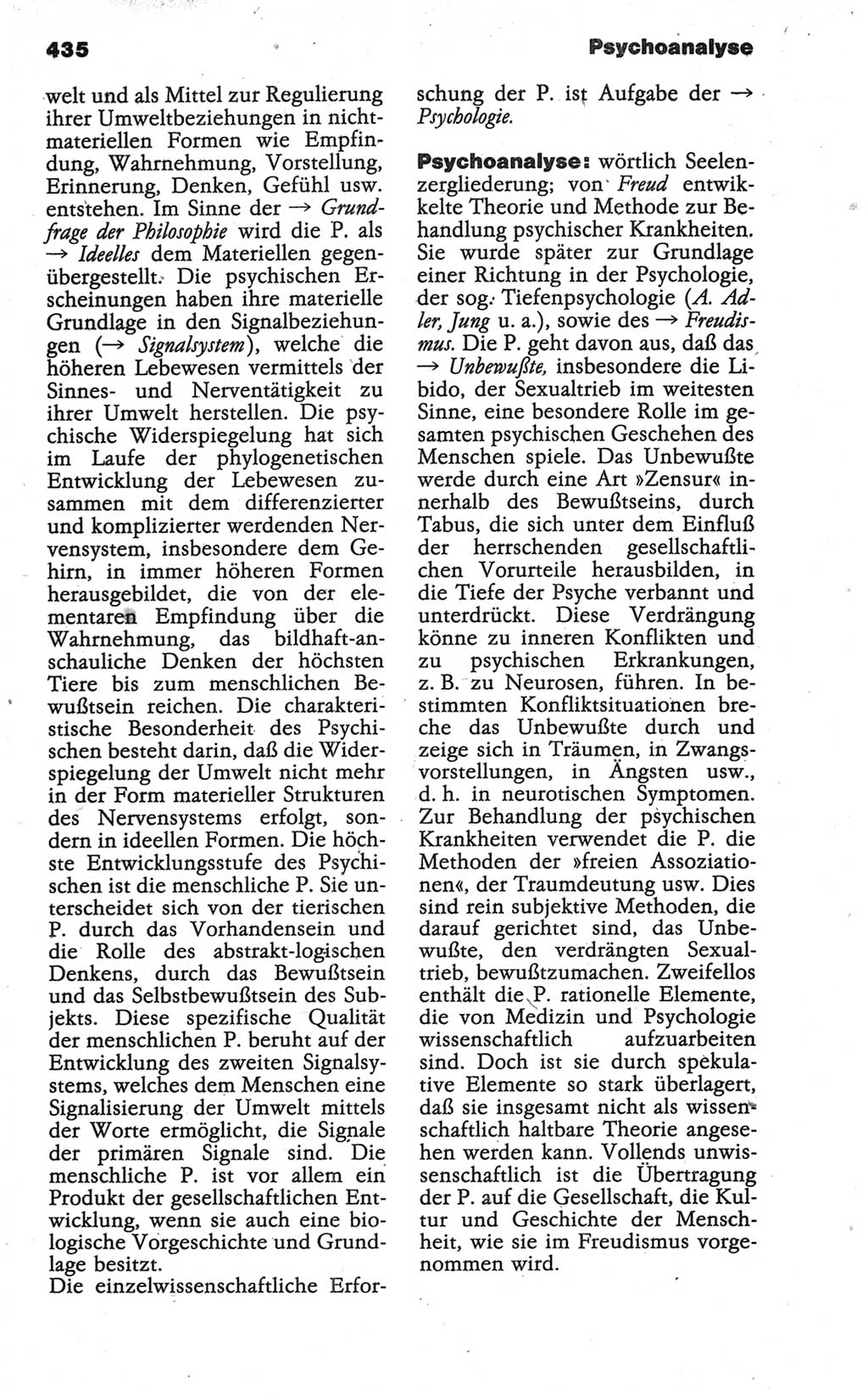 Wörterbuch der marxistisch-leninistischen Philosophie [Deutsche Demokratische Republik (DDR)] 1986, Seite 435 (Wb. ML Phil. DDR 1986, S. 435)