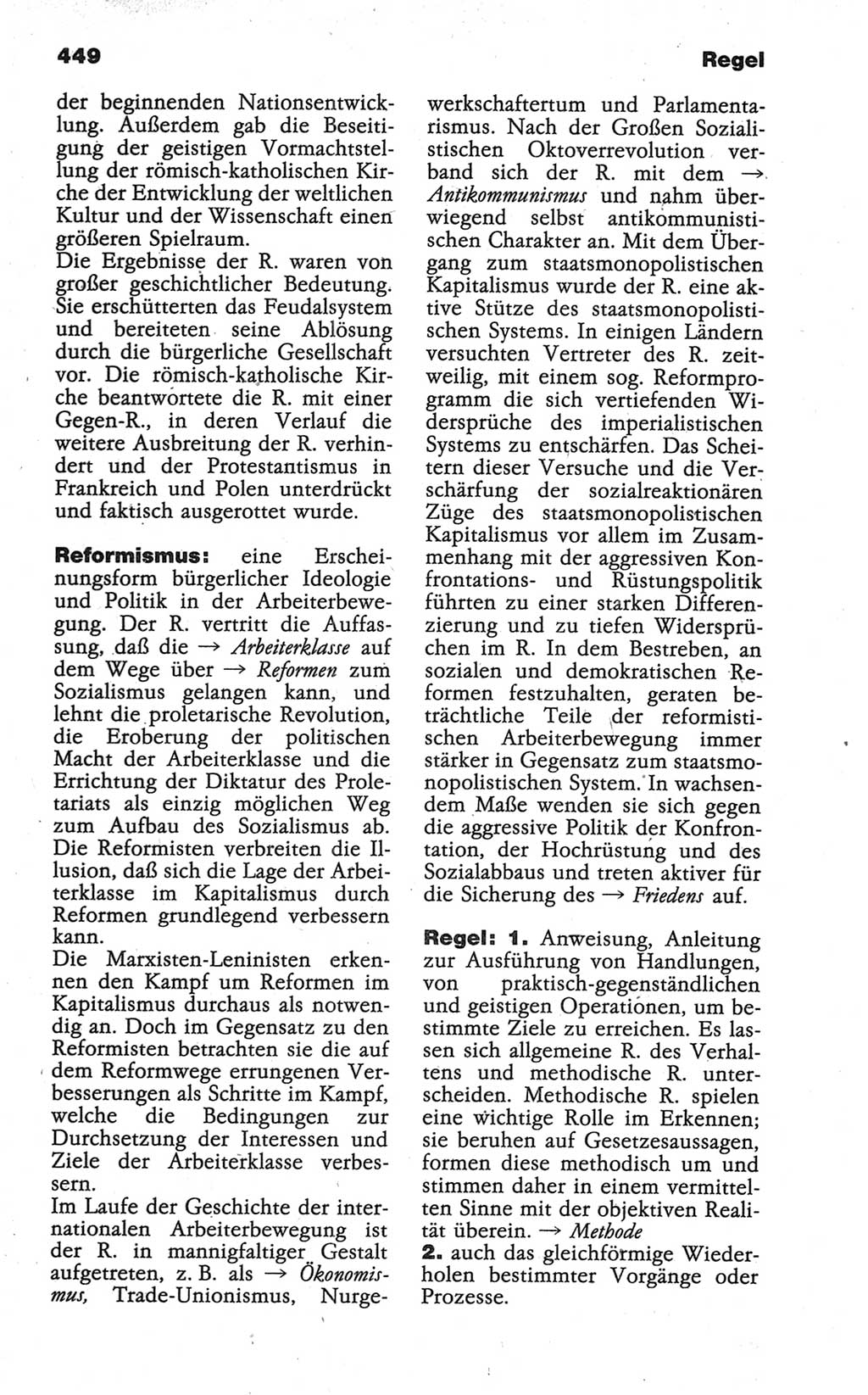 Wörterbuch der marxistisch-leninistischen Philosophie [Deutsche Demokratische Republik (DDR)] 1986, Seite 449 (Wb. ML Phil. DDR 1986, S. 449)