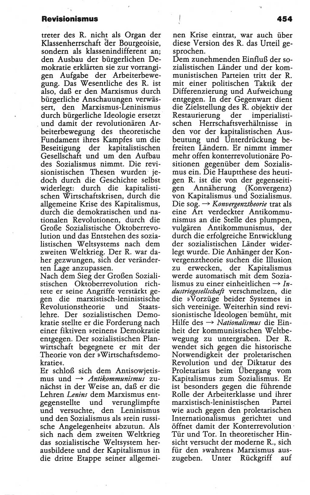 Wörterbuch der marxistisch-leninistischen Philosophie [Deutsche Demokratische Republik (DDR)] 1986, Seite 454 (Wb. ML Phil. DDR 1986, S. 454)