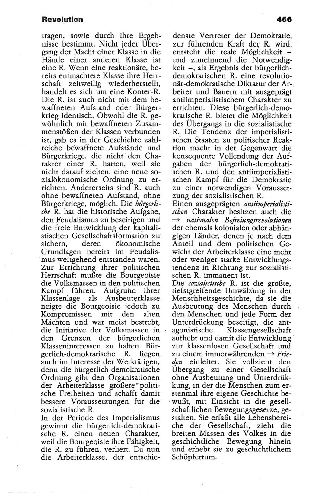 Wörterbuch der marxistisch-leninistischen Philosophie [Deutsche Demokratische Republik (DDR)] 1986, Seite 456 (Wb. ML Phil. DDR 1986, S. 456)