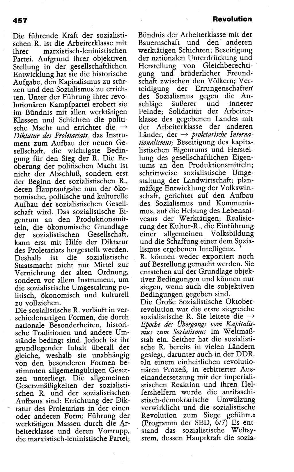 Wörterbuch der marxistisch-leninistischen Philosophie [Deutsche Demokratische Republik (DDR)] 1986, Seite 457 (Wb. ML Phil. DDR 1986, S. 457)