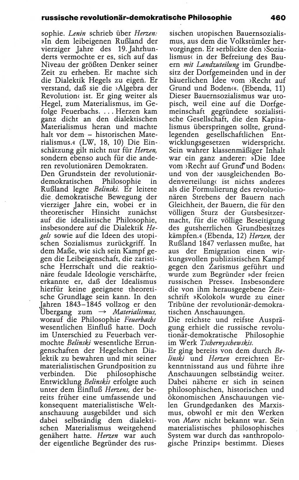 Wörterbuch der marxistisch-leninistischen Philosophie [Deutsche Demokratische Republik (DDR)] 1986, Seite 460 (Wb. ML Phil. DDR 1986, S. 460)