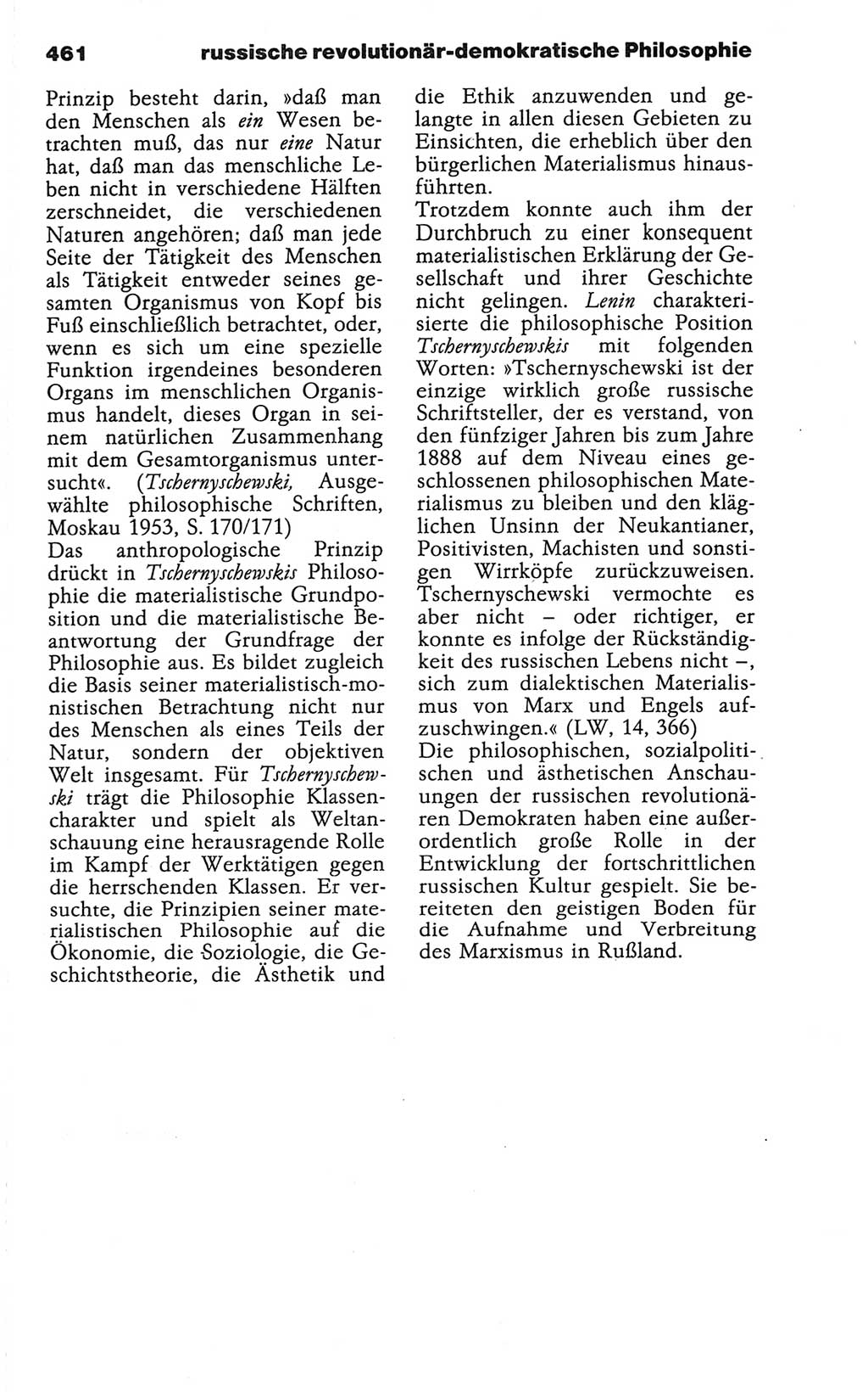 Wörterbuch der marxistisch-leninistischen Philosophie [Deutsche Demokratische Republik (DDR)] 1986, Seite 461 (Wb. ML Phil. DDR 1986, S. 461)