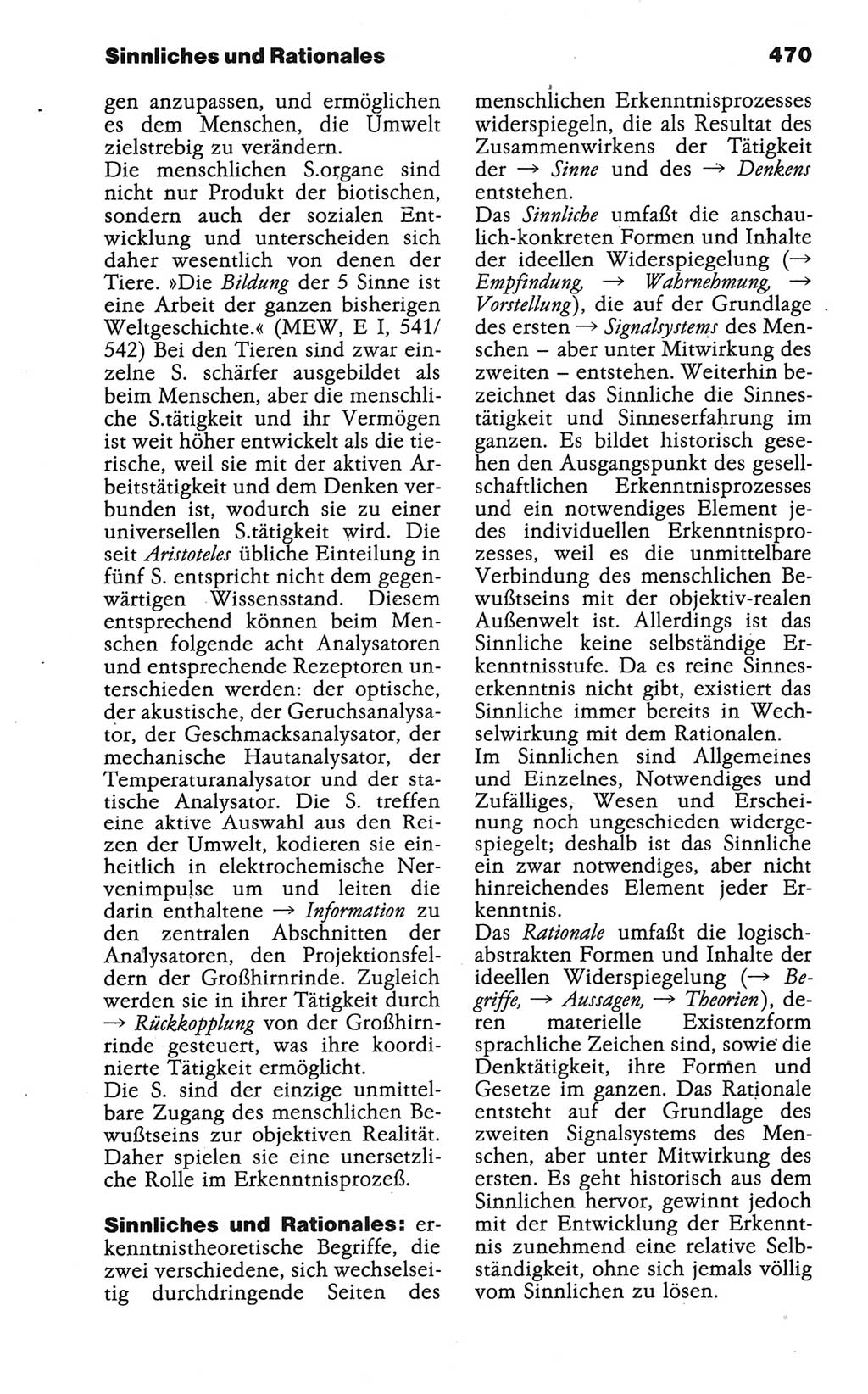 Wörterbuch der marxistisch-leninistischen Philosophie [Deutsche Demokratische Republik (DDR)] 1986, Seite 470 (Wb. ML Phil. DDR 1986, S. 470)