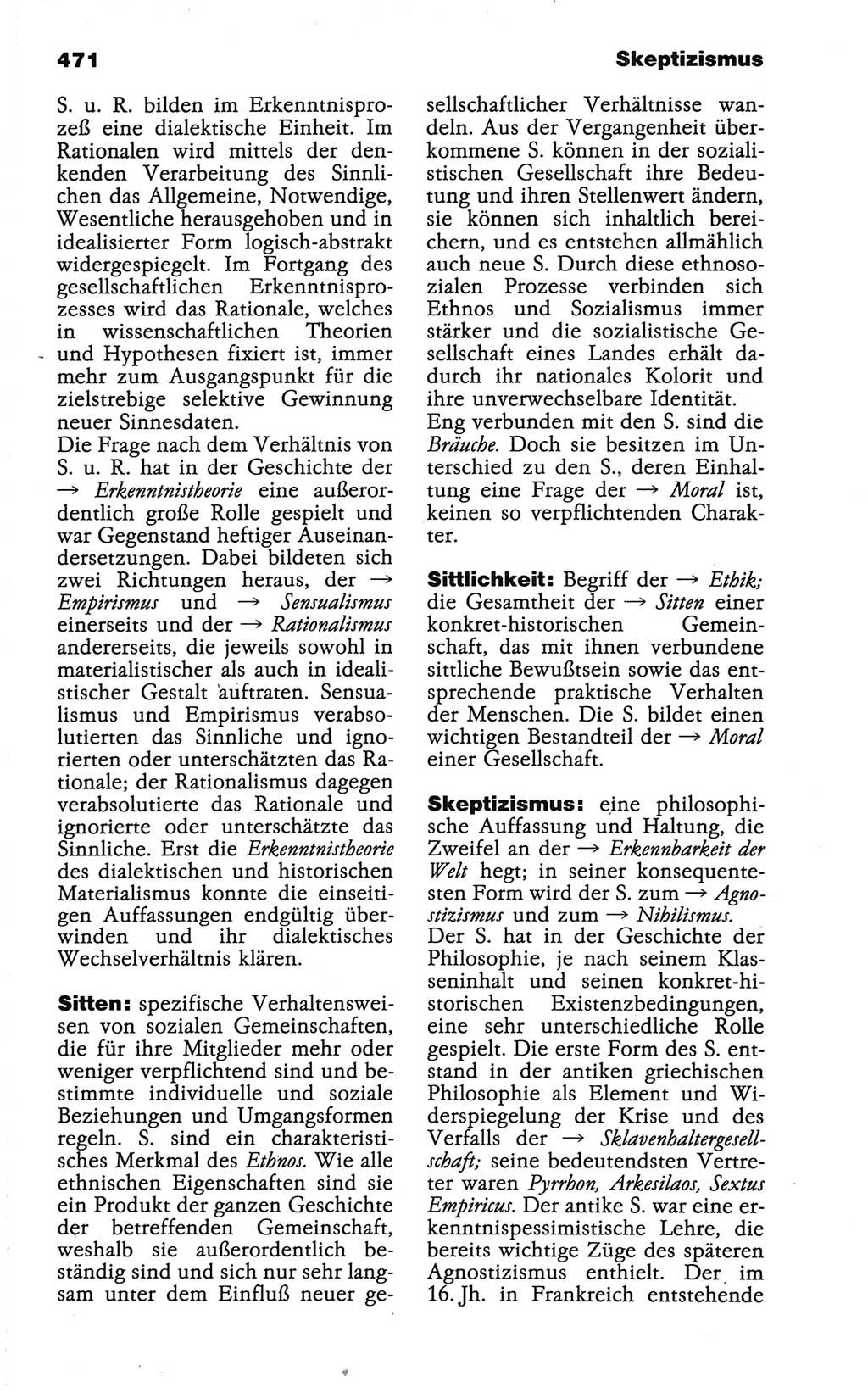 Wörterbuch der marxistisch-leninistischen Philosophie [Deutsche Demokratische Republik (DDR)] 1986, Seite 471 (Wb. ML Phil. DDR 1986, S. 471)