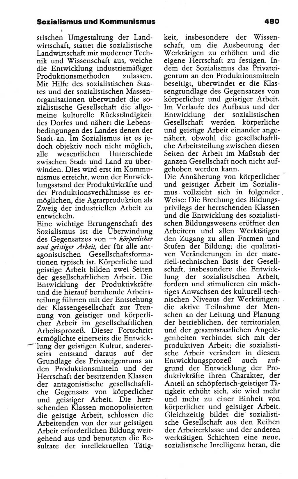 Wörterbuch der marxistisch-leninistischen Philosophie [Deutsche Demokratische Republik (DDR)] 1986, Seite 480 (Wb. ML Phil. DDR 1986, S. 480)