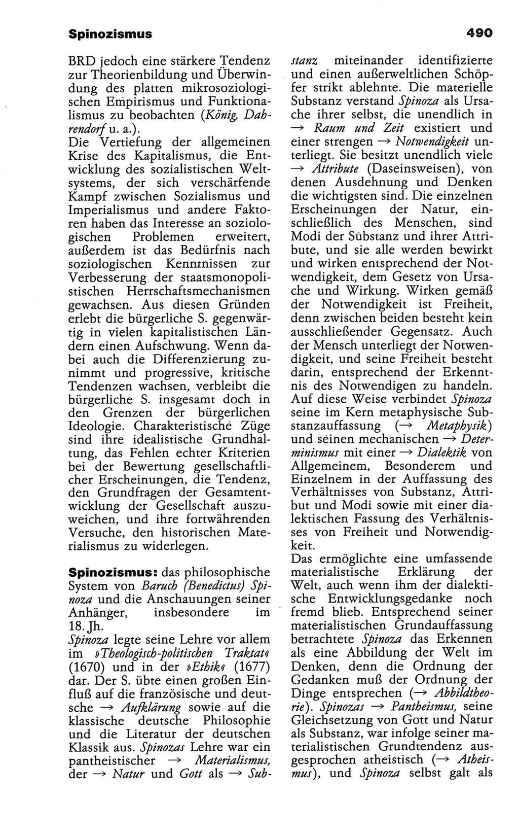 Wörterbuch der marxistisch-leninistischen Philosophie [Deutsche Demokratische Republik (DDR)] 1986, Seite 490 (Wb. ML Phil. DDR 1986, S. 490)