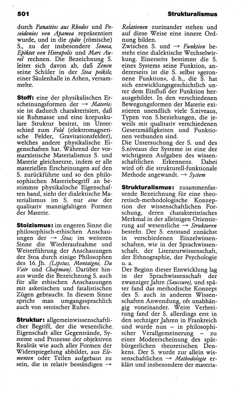 Wörterbuch der marxistisch-leninistischen Philosophie [Deutsche Demokratische Republik (DDR)] 1986, Seite 501 (Wb. ML Phil. DDR 1986, S. 501)