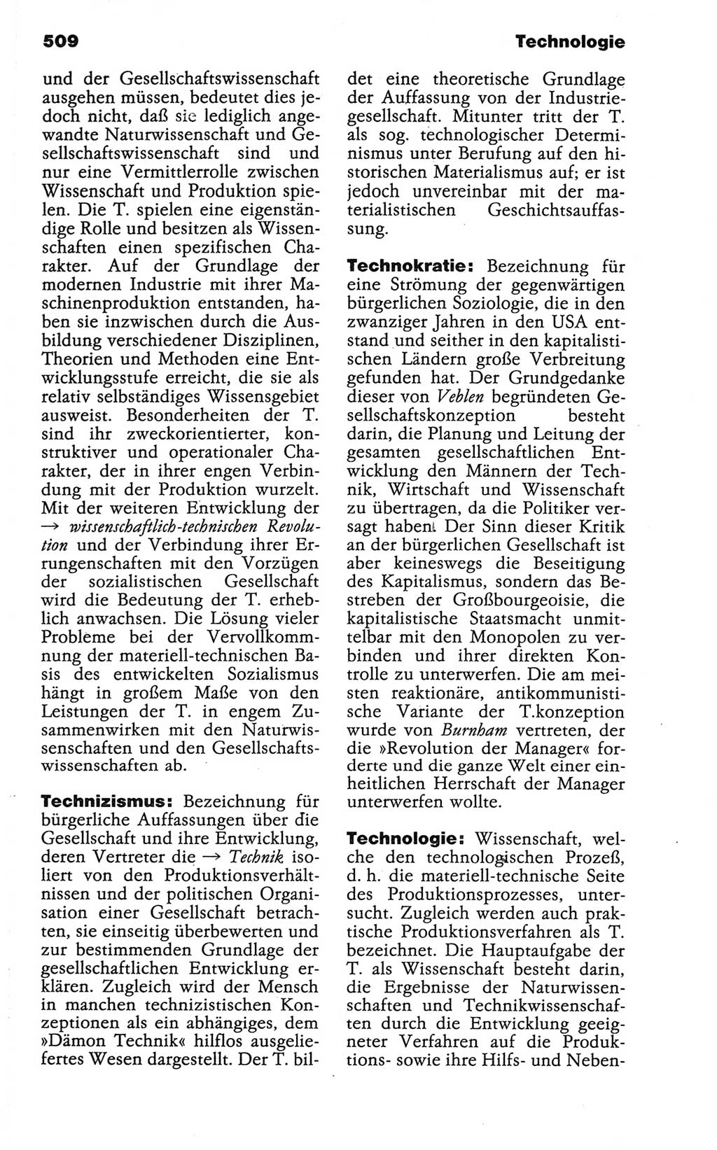 Wörterbuch der marxistisch-leninistischen Philosophie [Deutsche Demokratische Republik (DDR)] 1986, Seite 509 (Wb. ML Phil. DDR 1986, S. 509)