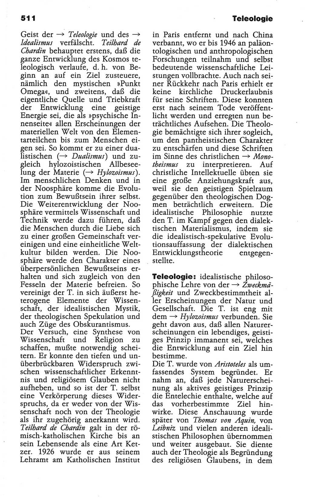 Wörterbuch der marxistisch-leninistischen Philosophie [Deutsche Demokratische Republik (DDR)] 1986, Seite 511 (Wb. ML Phil. DDR 1986, S. 511)