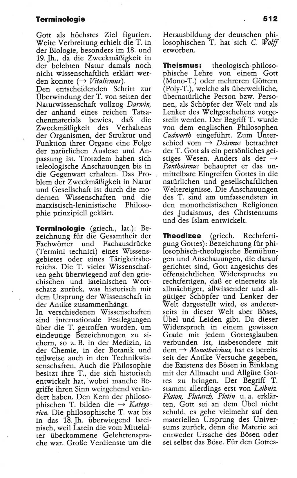 Wörterbuch der marxistisch-leninistischen Philosophie [Deutsche Demokratische Republik (DDR)] 1986, Seite 512 (Wb. ML Phil. DDR 1986, S. 512)