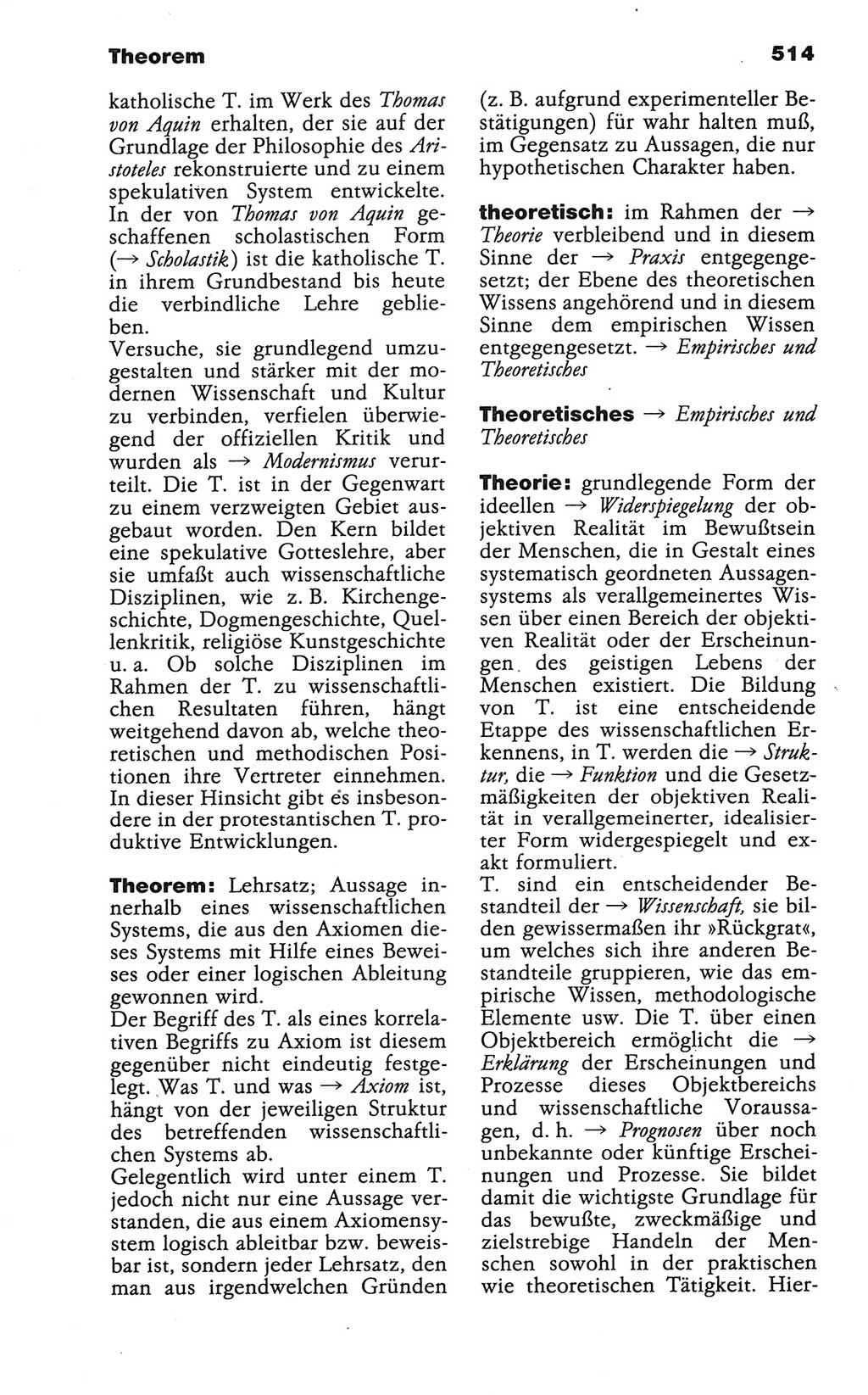 Wörterbuch der marxistisch-leninistischen Philosophie [Deutsche Demokratische Republik (DDR)] 1986, Seite 514 (Wb. ML Phil. DDR 1986, S. 514)