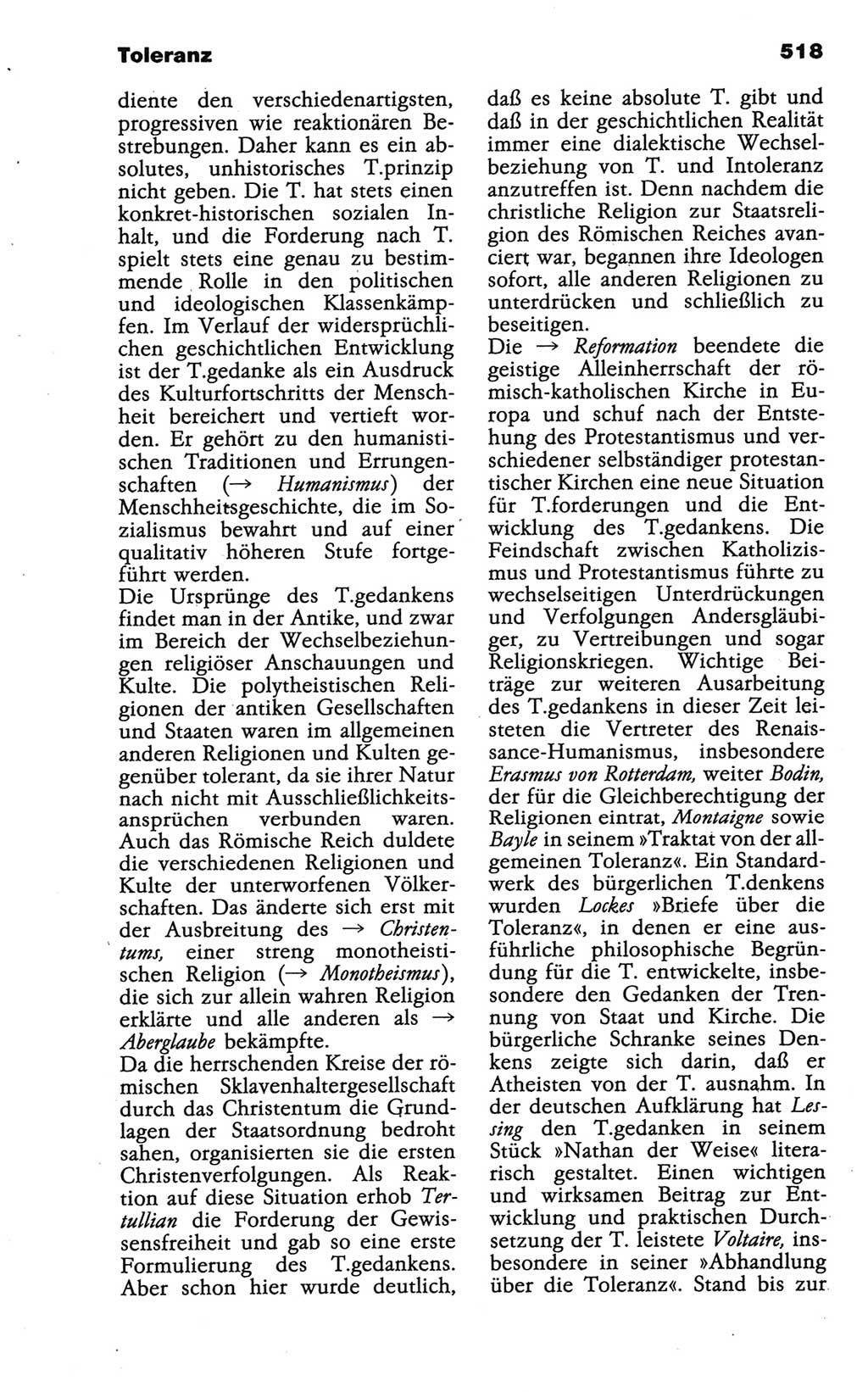 Wörterbuch der marxistisch-leninistischen Philosophie [Deutsche Demokratische Republik (DDR)] 1986, Seite 518 (Wb. ML Phil. DDR 1986, S. 518)