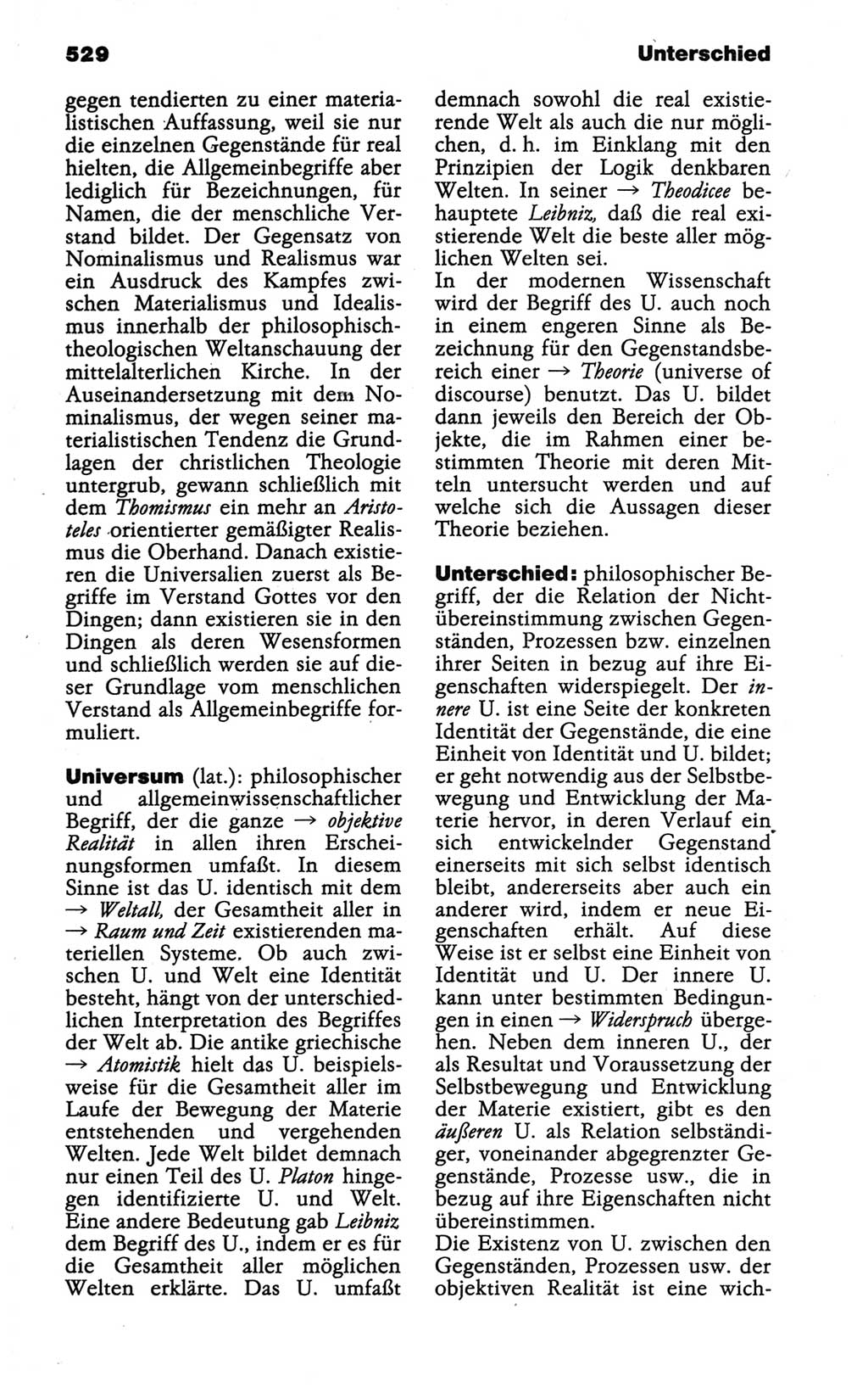 Wörterbuch der marxistisch-leninistischen Philosophie [Deutsche Demokratische Republik (DDR)] 1986, Seite 529 (Wb. ML Phil. DDR 1986, S. 529)