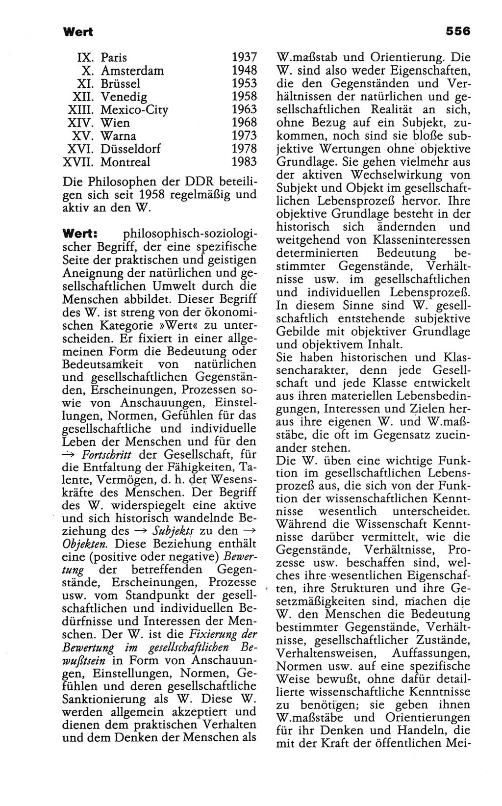 Wörterbuch der marxistisch-leninistischen Philosophie [Deutsche Demokratische Republik (DDR)] 1986, Seite 556 (Wb. ML Phil. DDR 1986, S. 556)