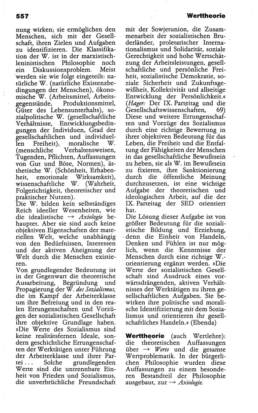 Wörterbuch der marxistisch-leninistischen Philosophie [Deutsche Demokratische Republik (DDR)] 1986, Seite 557 (Wb. ML Phil. DDR 1986, S. 557)