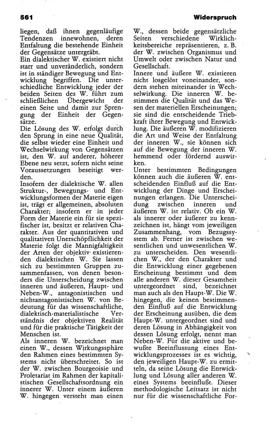 Wörterbuch der marxistisch-leninistischen Philosophie [Deutsche Demokratische Republik (DDR)] 1986, Seite 561 (Wb. ML Phil. DDR 1986, S. 561)