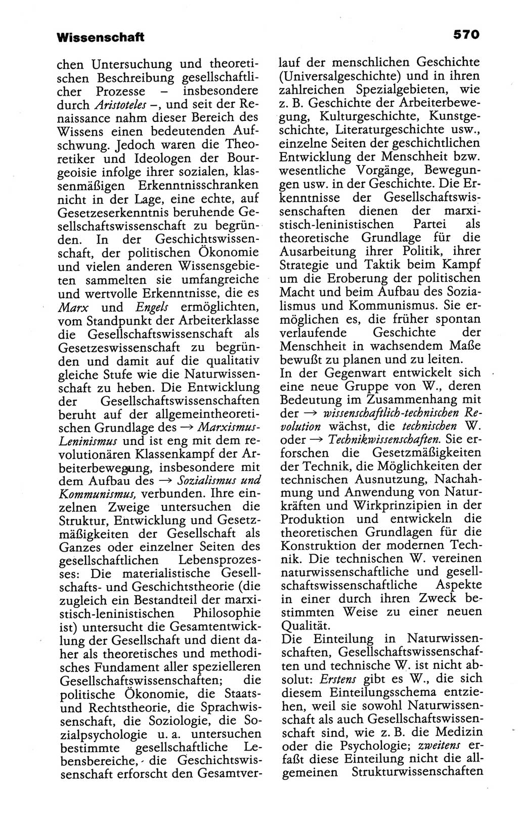 Wörterbuch der marxistisch-leninistischen Philosophie [Deutsche Demokratische Republik (DDR)] 1986, Seite 570 (Wb. ML Phil. DDR 1986, S. 570)