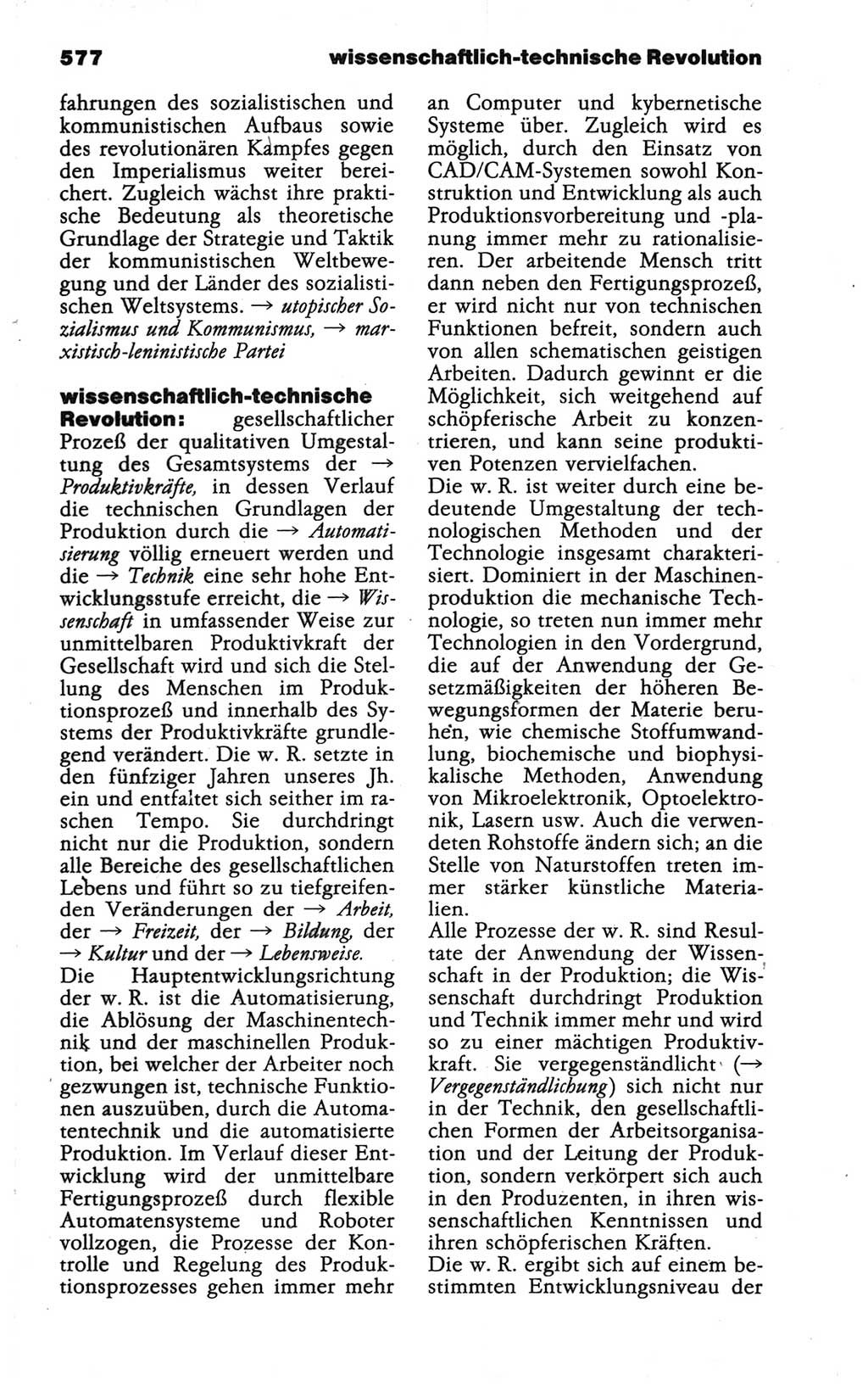 Wörterbuch der marxistisch-leninistischen Philosophie [Deutsche Demokratische Republik (DDR)] 1986, Seite 577 (Wb. ML Phil. DDR 1986, S. 577)