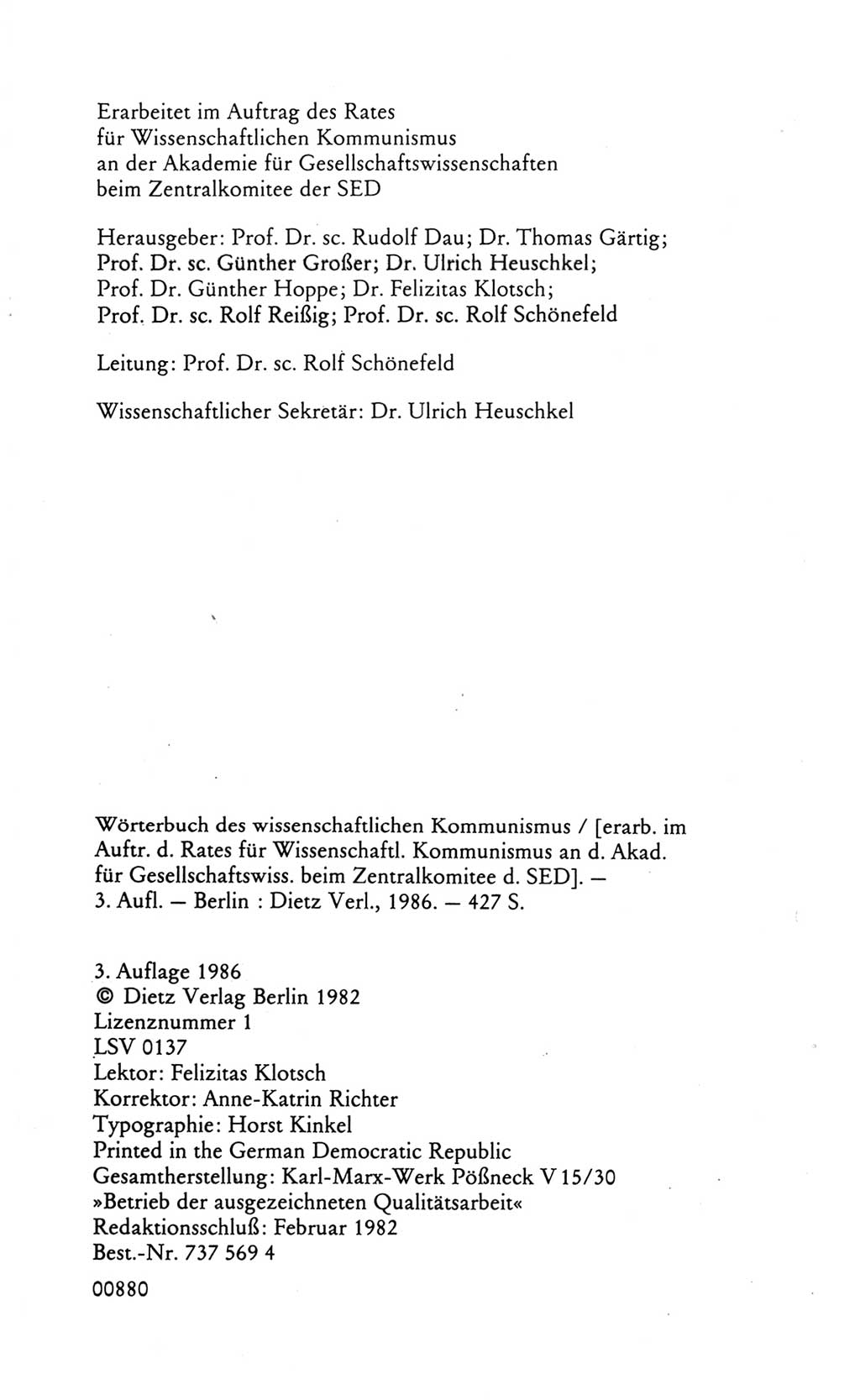 Wörterbuch des wissenschaftlichen Kommunismus [Deutsche Demokratische Republik (DDR)] 1986, Seite 4 (Wb. wiss. Komm. DDR 1986, S. 4)