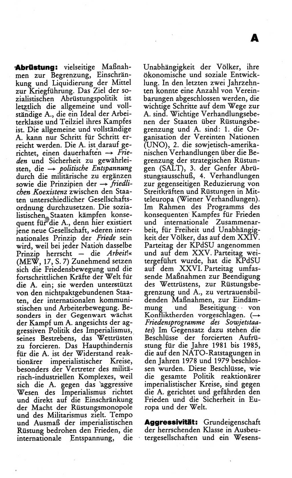 Wörterbuch des wissenschaftlichen Kommunismus [Deutsche Demokratische Republik (DDR)] 1986, Seite 9 (Wb. wiss. Komm. DDR 1986, S. 9)