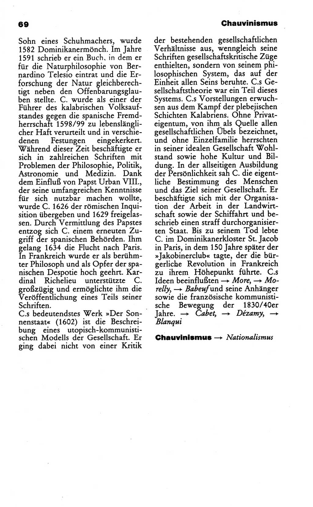 Wörterbuch des wissenschaftlichen Kommunismus [Deutsche Demokratische Republik (DDR)] 1986, Seite 69 (Wb. wiss. Komm. DDR 1986, S. 69)