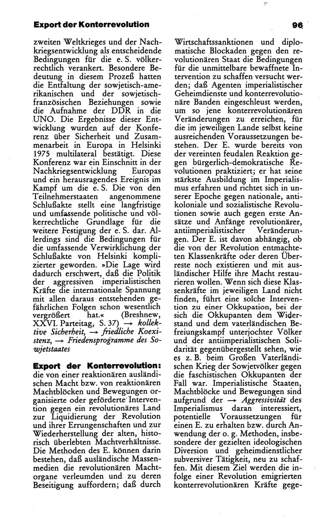 Wörterbuch des wissenschaftlichen Kommunismus [Deutsche Demokratische Republik (DDR)] 1986, Seite 96 (Wb. wiss. Komm. DDR 1986, S. 96)