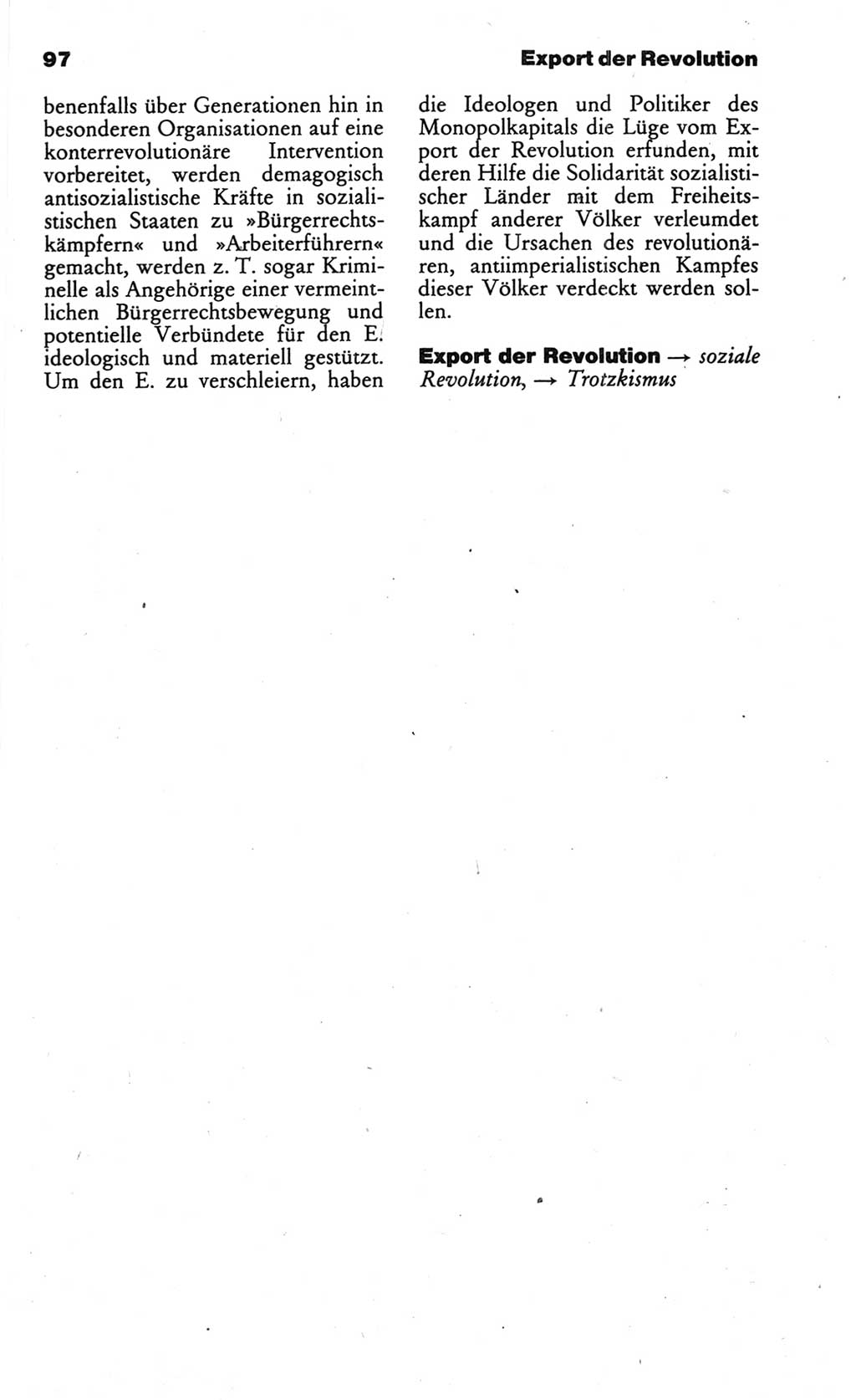 Wörterbuch des wissenschaftlichen Kommunismus [Deutsche Demokratische Republik (DDR)] 1986, Seite 97 (Wb. wiss. Komm. DDR 1986, S. 97)