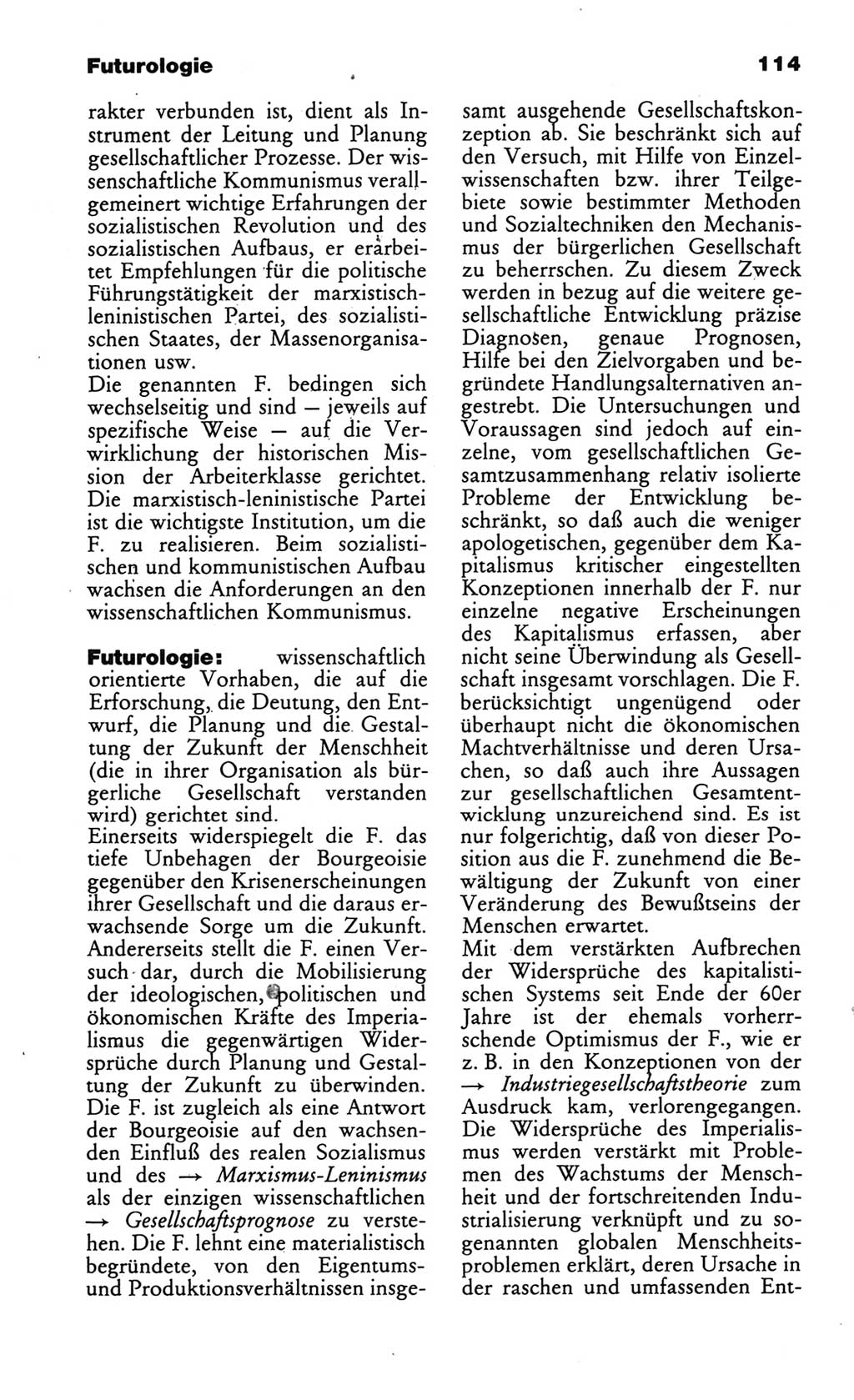 Wörterbuch des wissenschaftlichen Kommunismus [Deutsche Demokratische Republik (DDR)] 1986, Seite 114 (Wb. wiss. Komm. DDR 1986, S. 114)