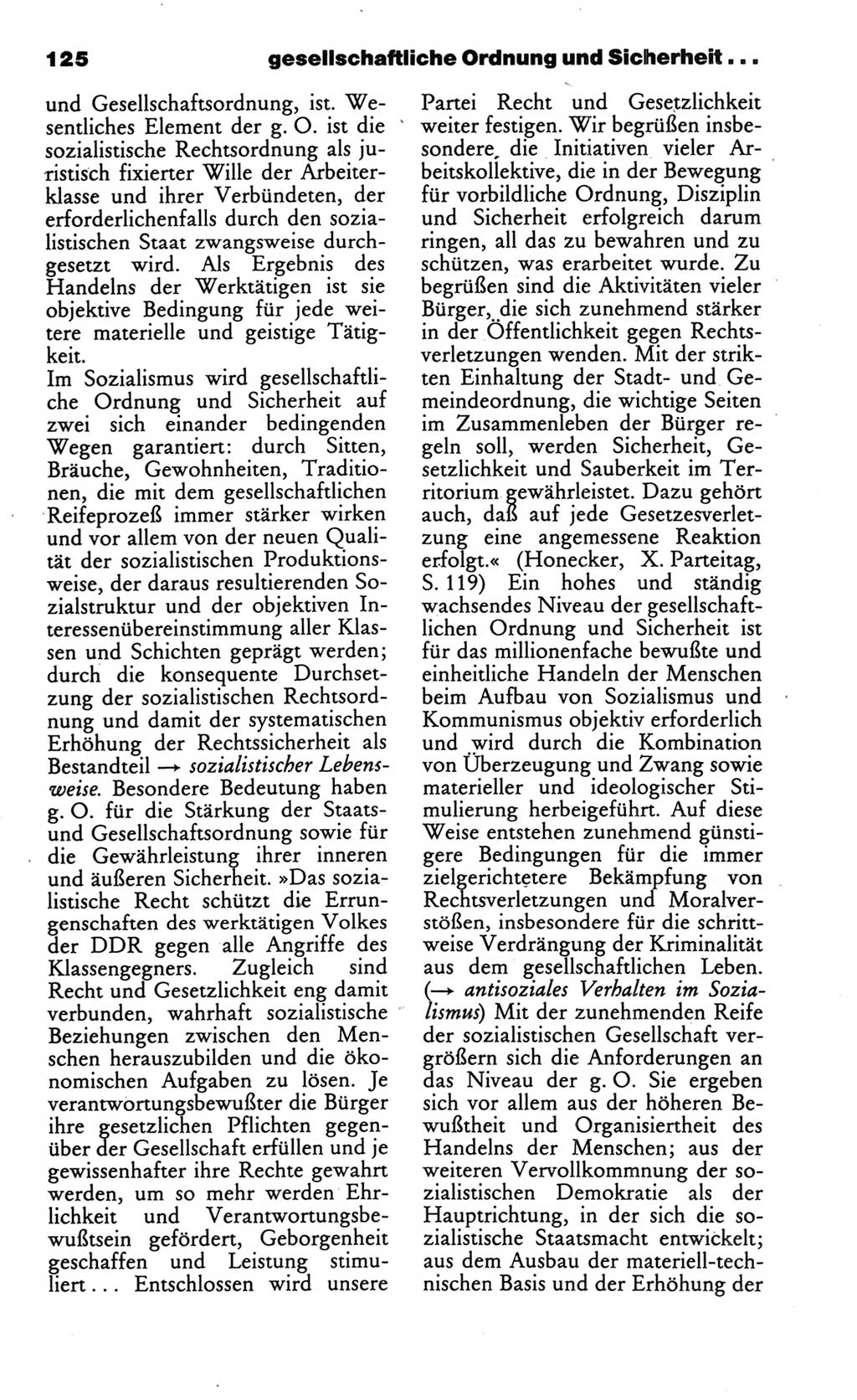Wörterbuch des wissenschaftlichen Kommunismus [Deutsche Demokratische Republik (DDR)] 1986, Seite 125 (Wb. wiss. Komm. DDR 1986, S. 125)