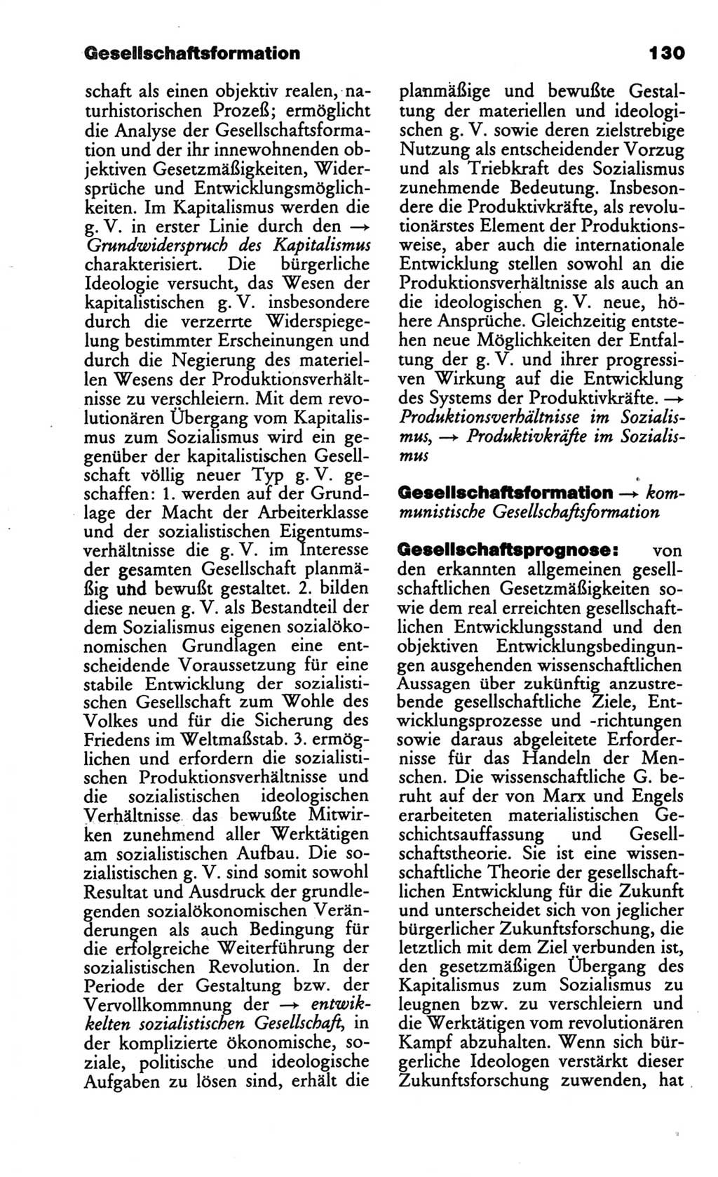 Wörterbuch des wissenschaftlichen Kommunismus [Deutsche Demokratische Republik (DDR)] 1986, Seite 130 (Wb. wiss. Komm. DDR 1986, S. 130)