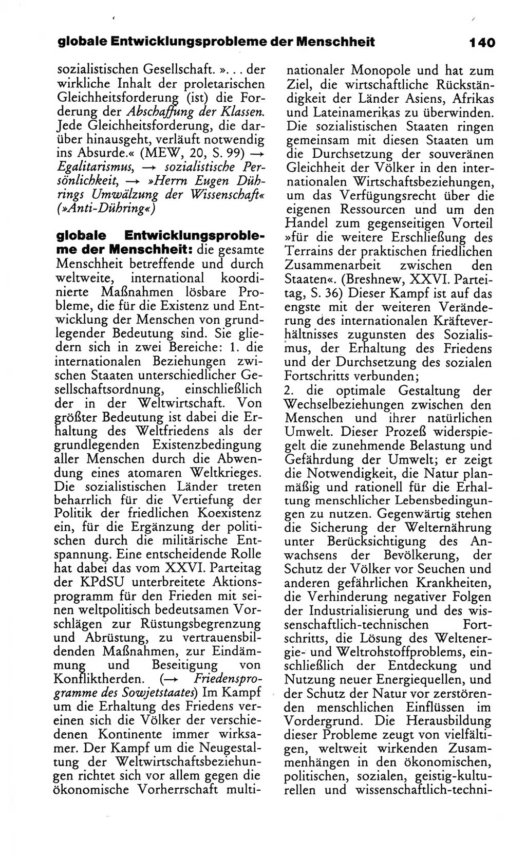 Wörterbuch des wissenschaftlichen Kommunismus [Deutsche Demokratische Republik (DDR)] 1986, Seite 140 (Wb. wiss. Komm. DDR 1986, S. 140)